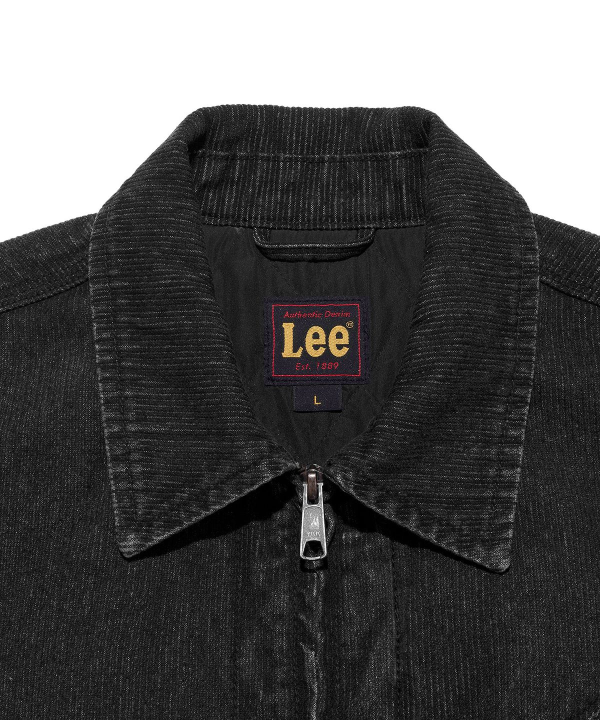 리(LEE) [91-B] 코듀로이 워크 데님 자켓 블랙