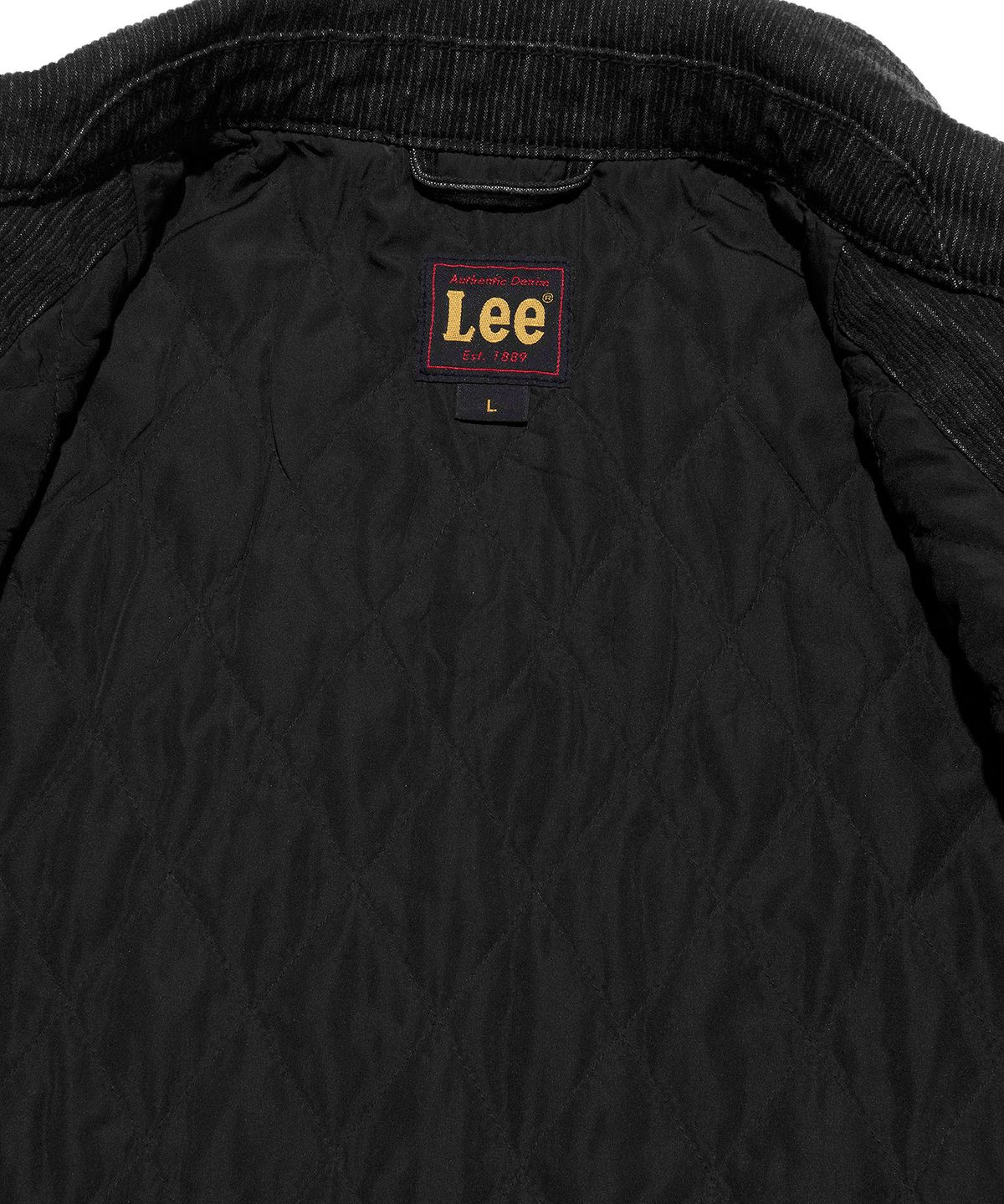 리(LEE) [91-B] 코듀로이 워크 데님 자켓 블랙