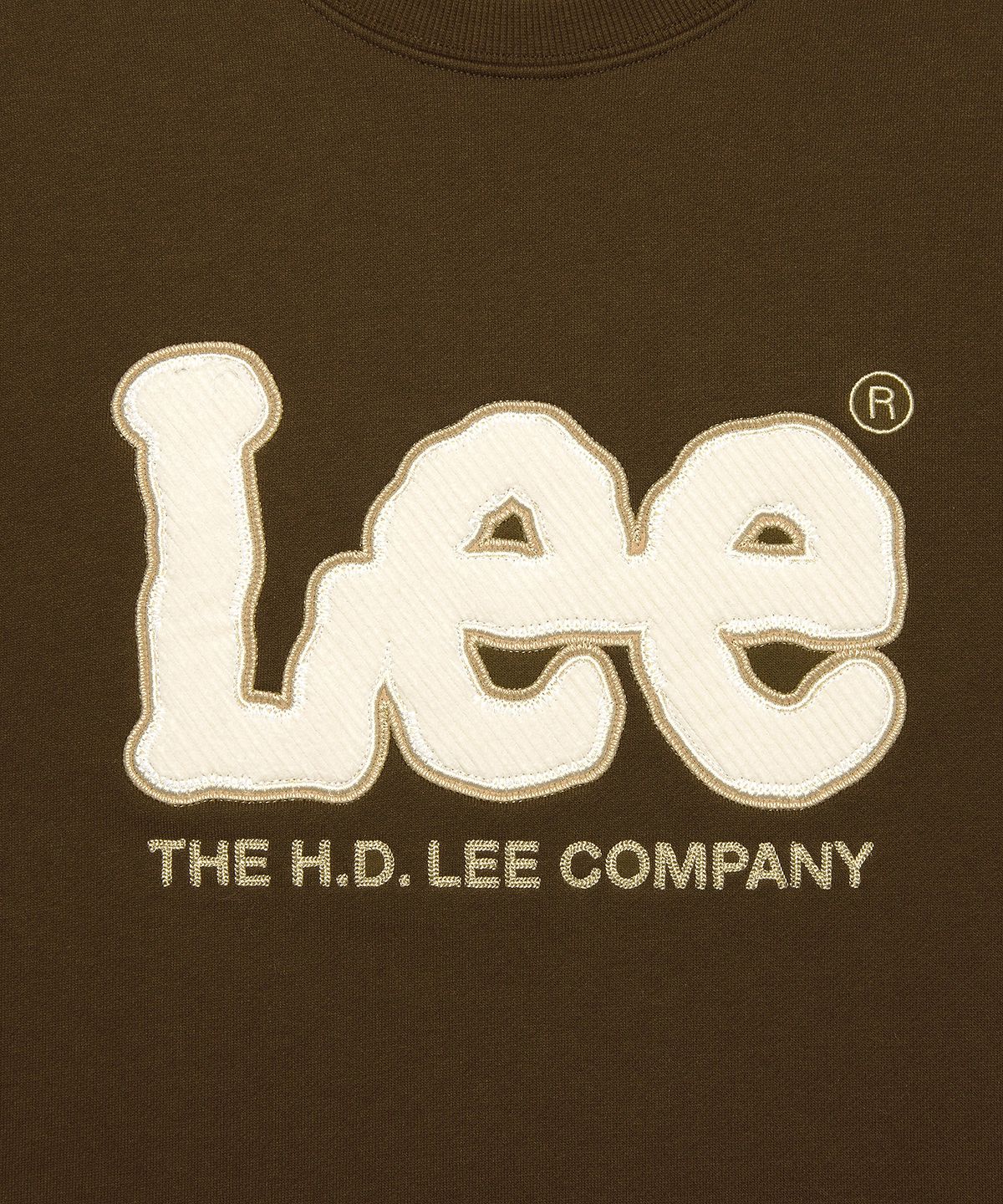 리(LEE) 코듀로이 빅 트위치 기모 맨투맨 초콜렛