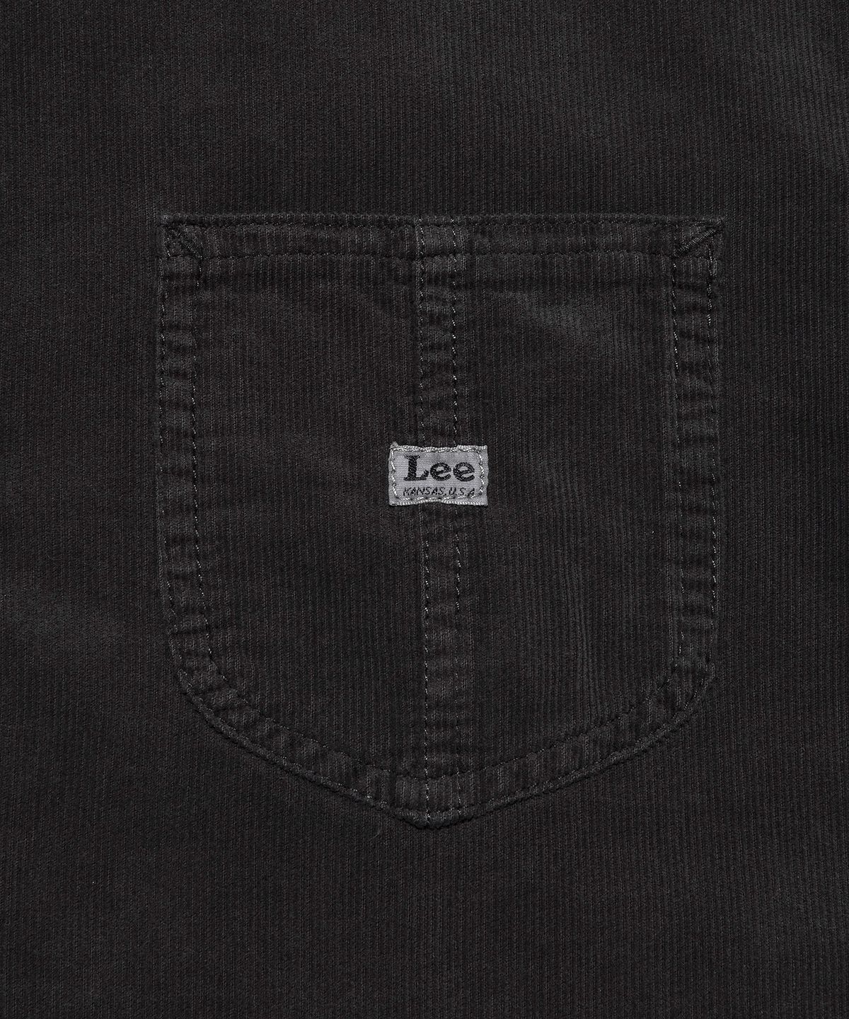 리(LEE) 로코 포켓 다잉 코듀로이 셔츠 챠콜