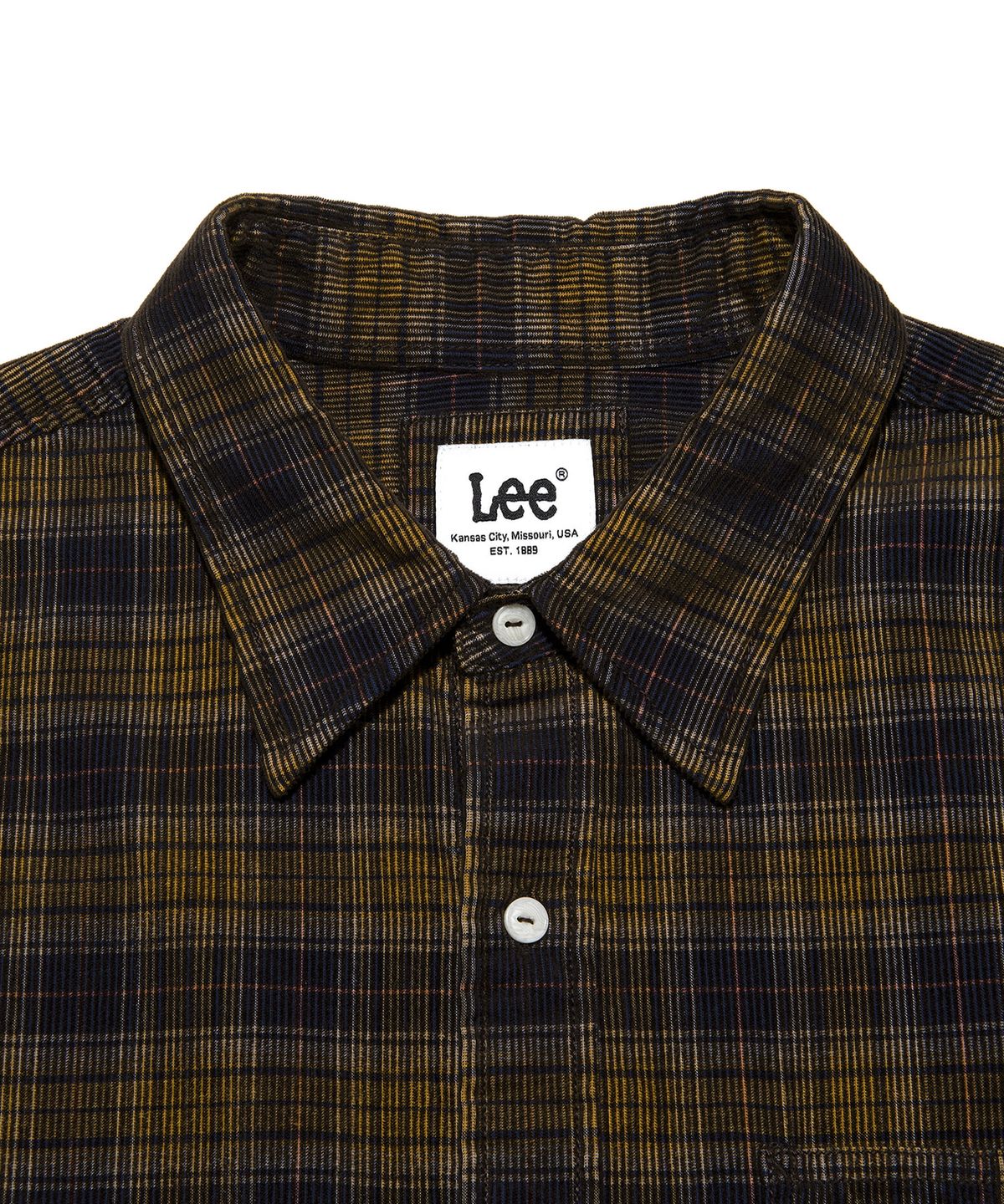 리(LEE) 로코 포켓 코듀로이 셔츠 브라운