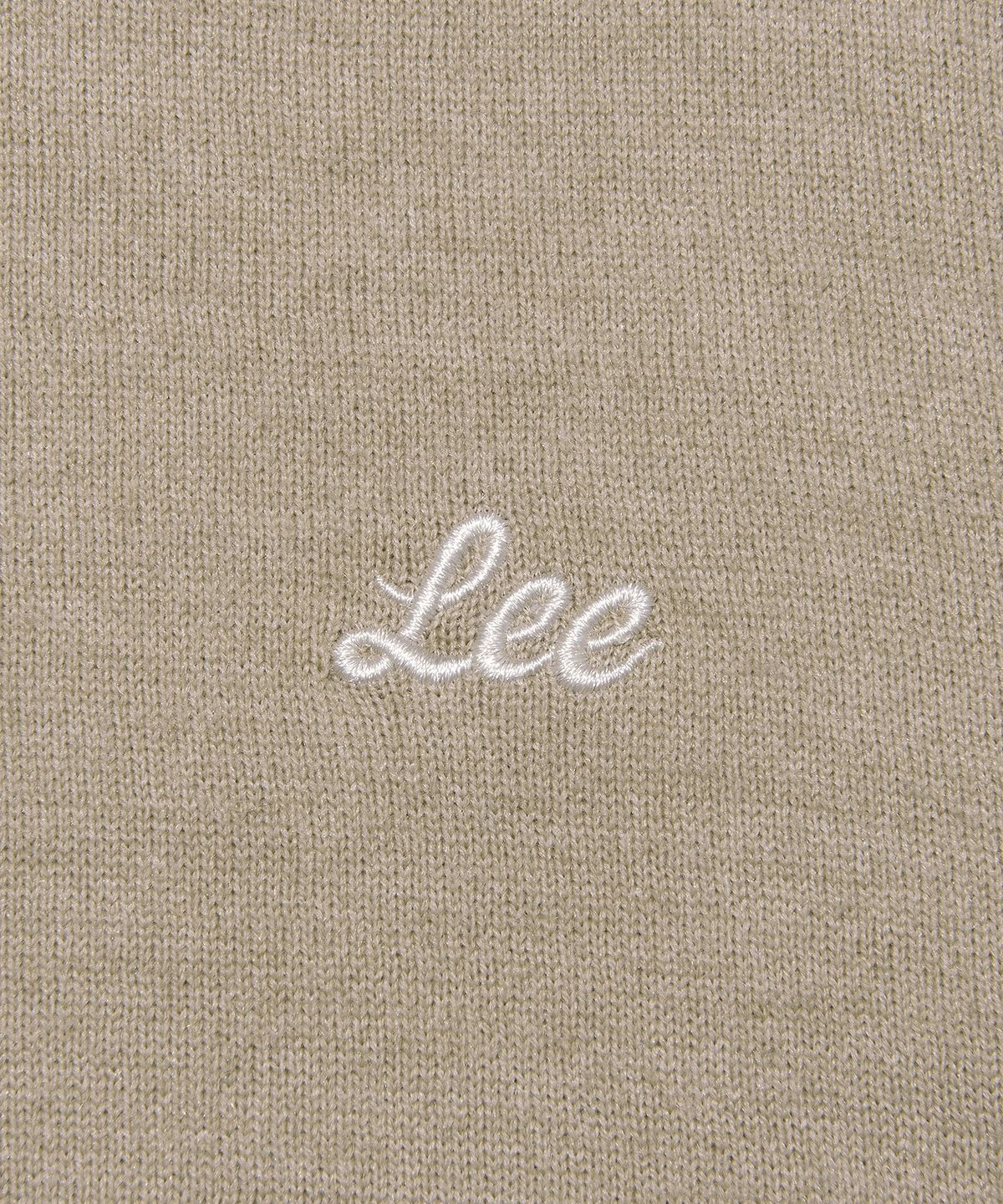 리(LEE) 우먼 라운드 니트 베이지