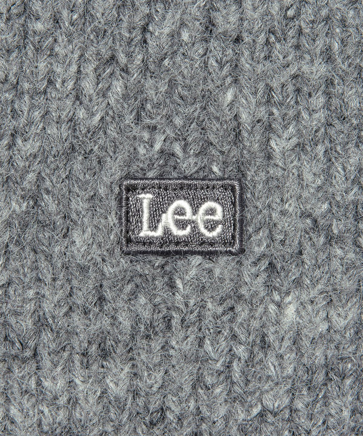 리(LEE) 후드 니트 베스트 그레이