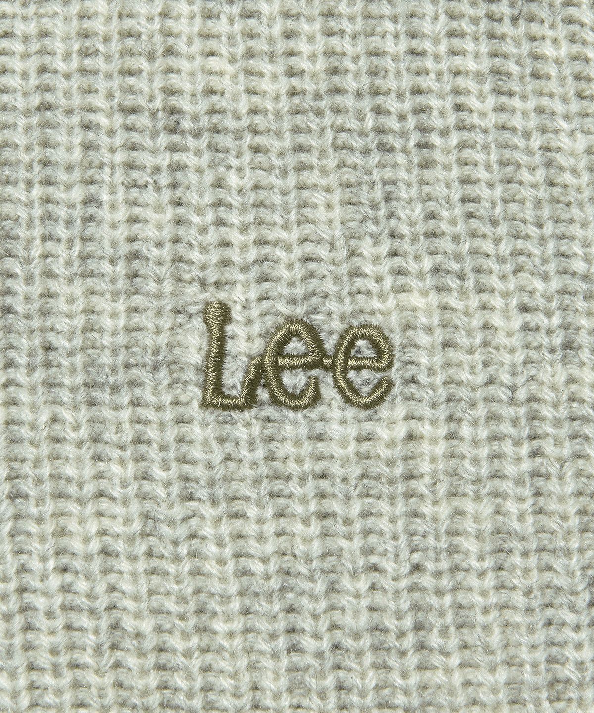 리(LEE) 하프 집업 니트 오트밀