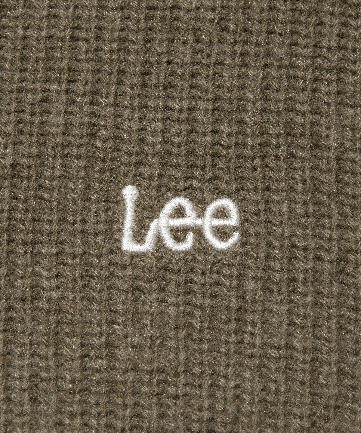 리(LEE) 하프 집업 니트 브라운