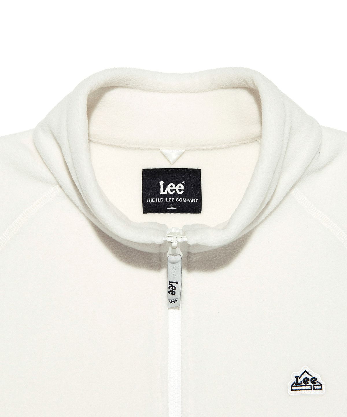리(LEE) 폴라 플리스 집업 자켓 아이보리