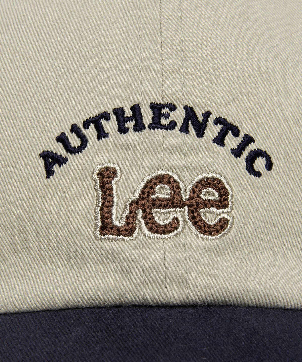 리(LEE) 트위치 로고 배색 볼캡 베이지