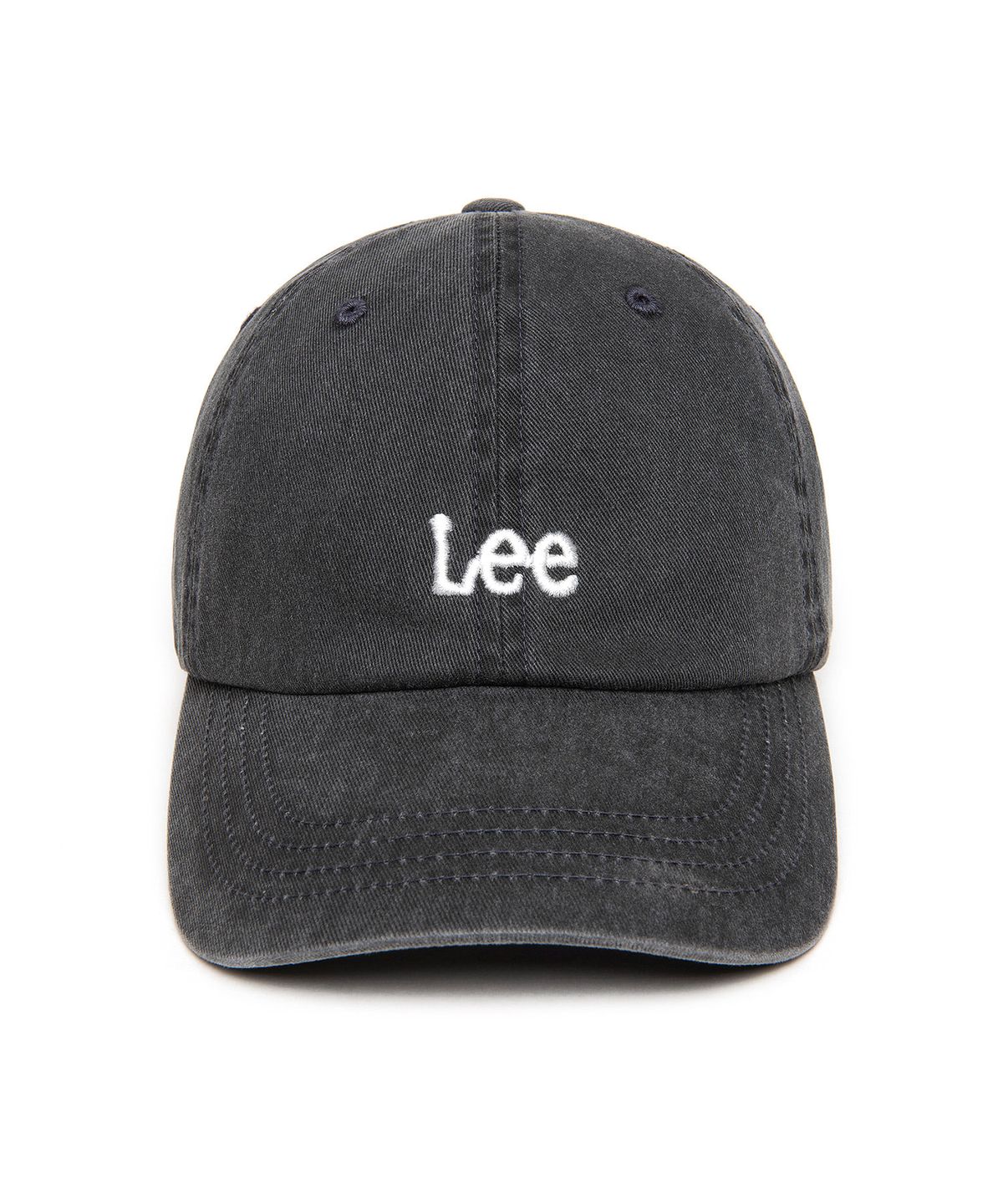 리(LEE) 스몰 트위치 로고 피그먼트 볼캡 챠콜