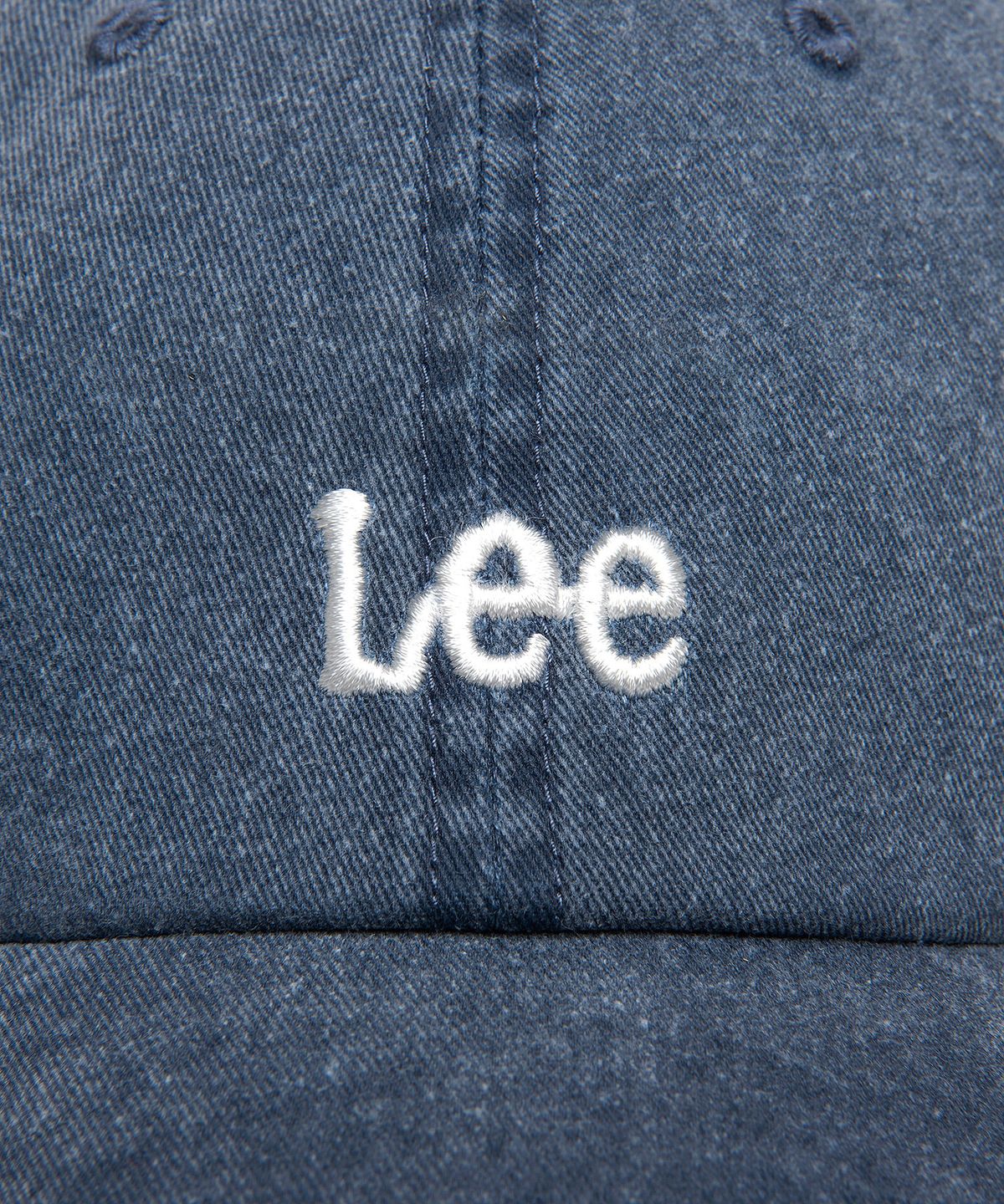 리(LEE) 스몰 트위치 로고 피그먼트 볼캡 블루