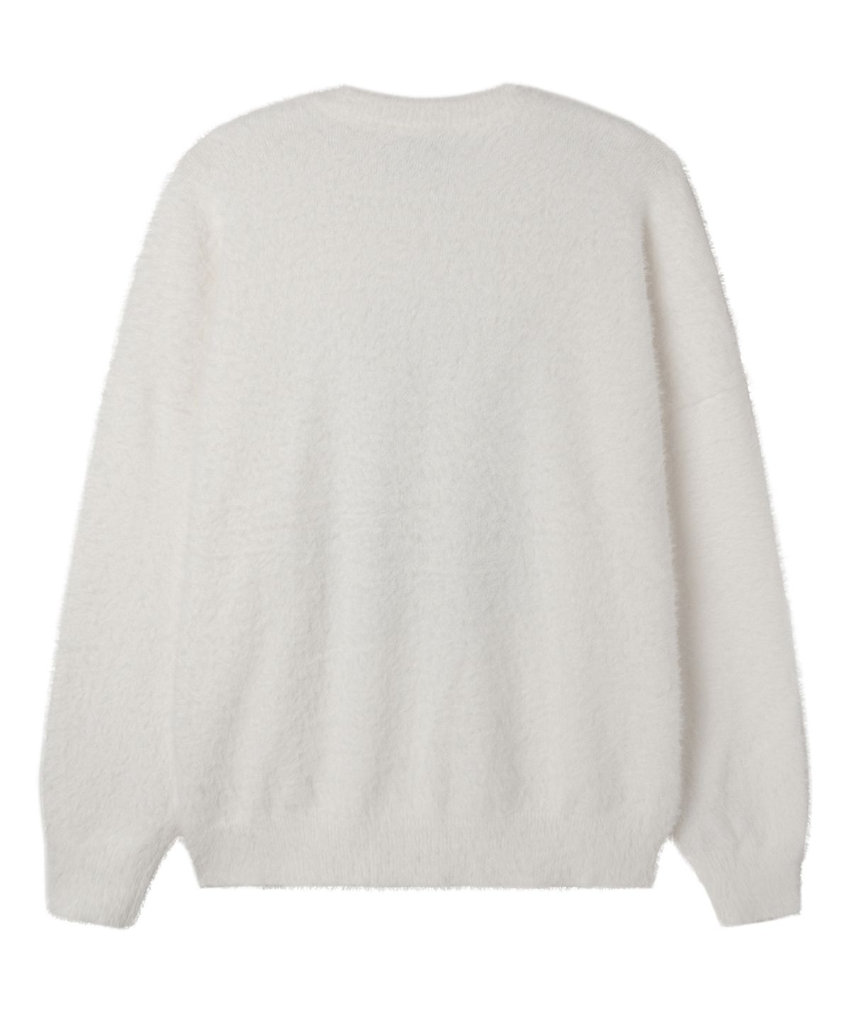 오픈야드(오와이)(OPENYARD(OY)) MULTI DOLLY HAIRY KNIT - WHITE