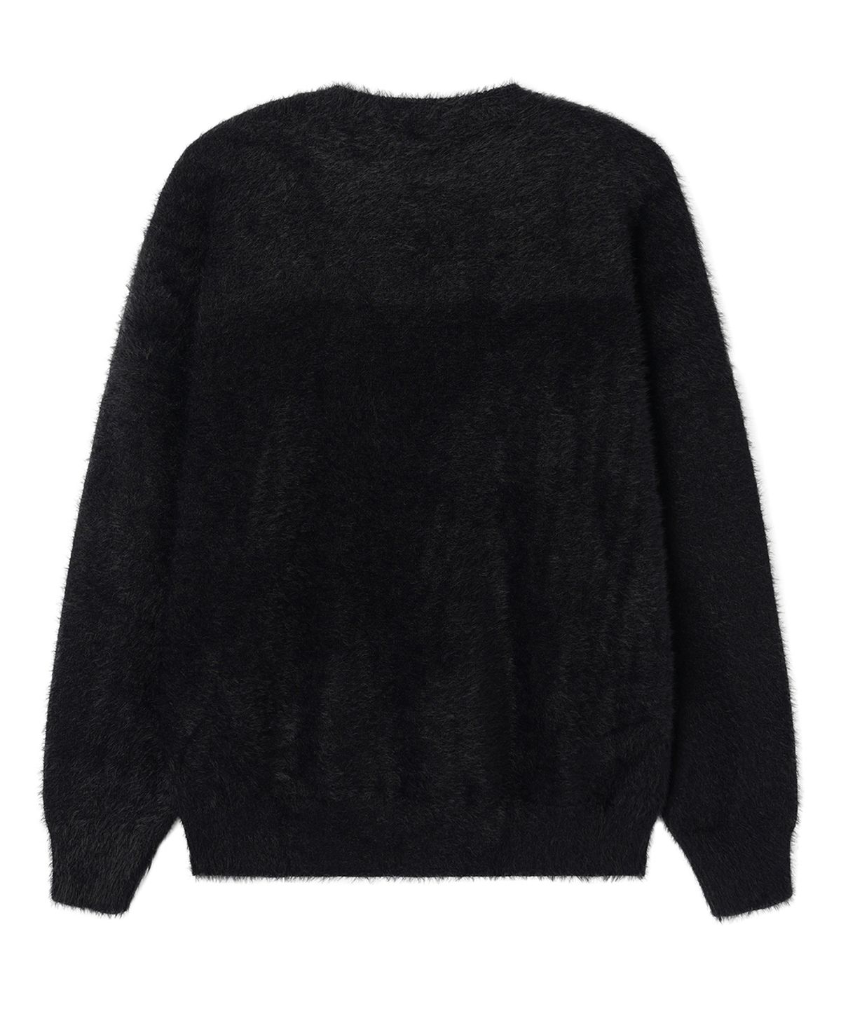 오픈야드(오와이)(OPENYARD(OY)) MULTI DOLLY HAIRY KNIT - BLACK