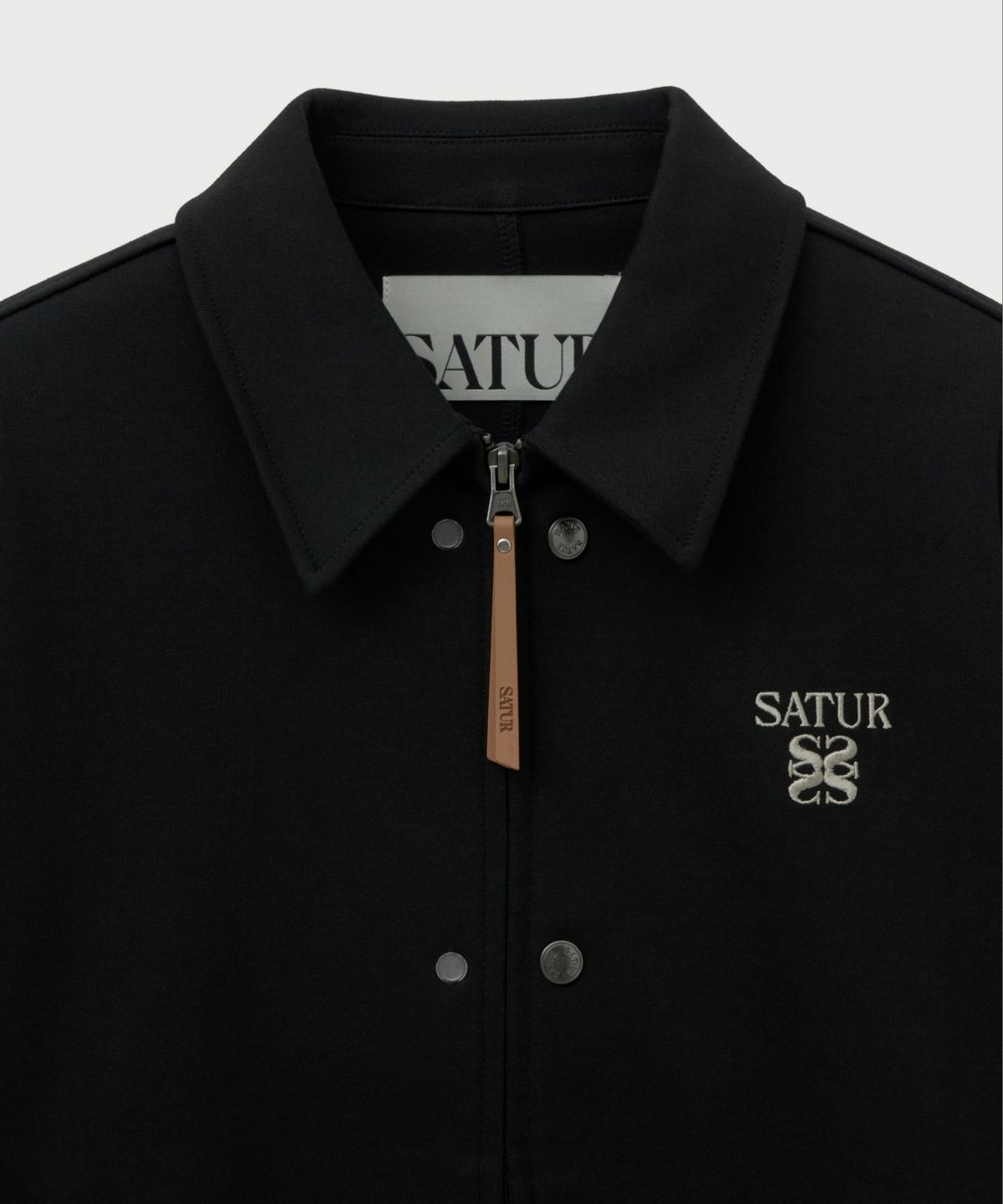 세터(SATUR) 테오 저지 자켓 블랙