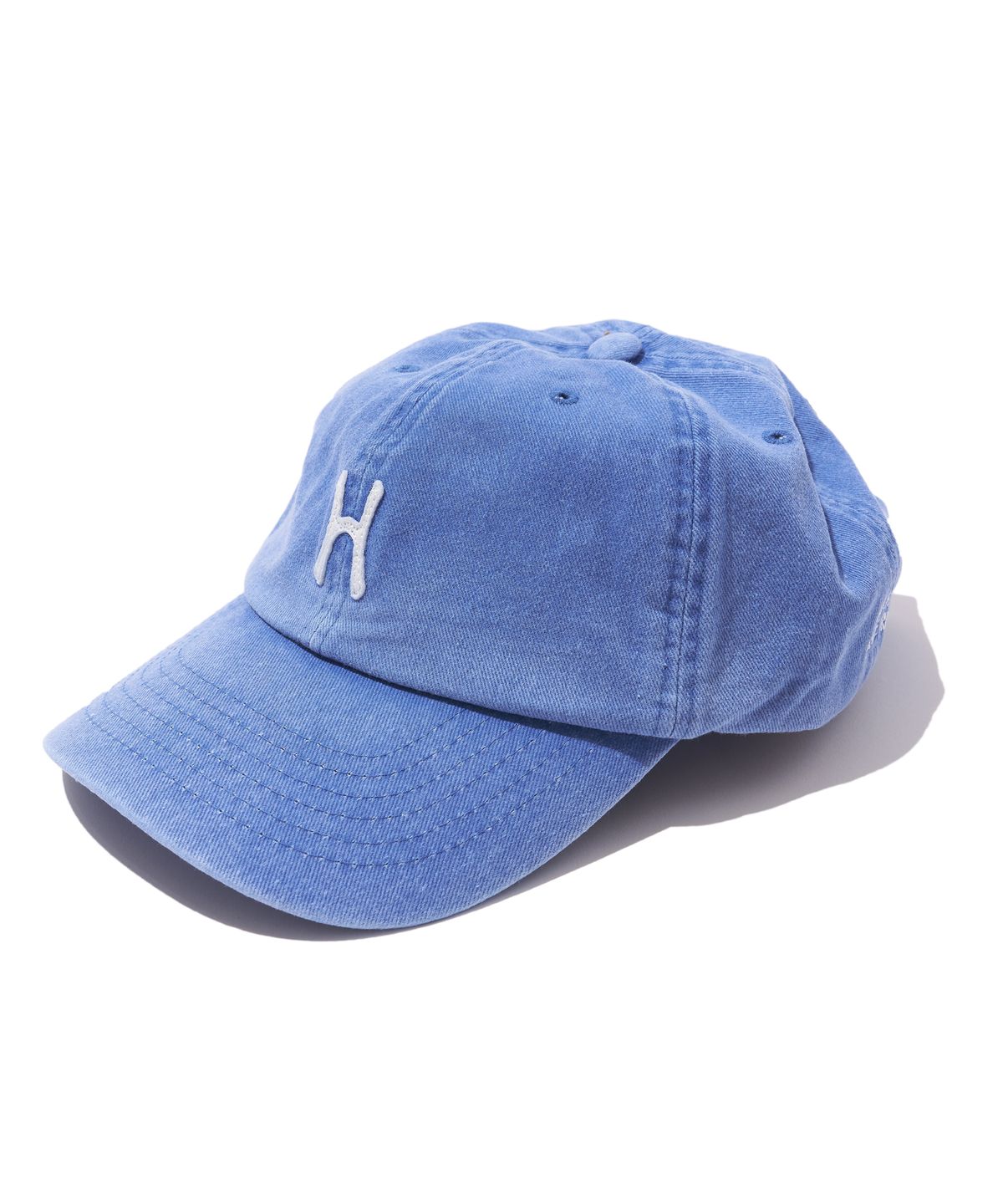 헬로 선라이즈(HELLO SUNRISE) H Logo Cotton Ball Cap_Blue
