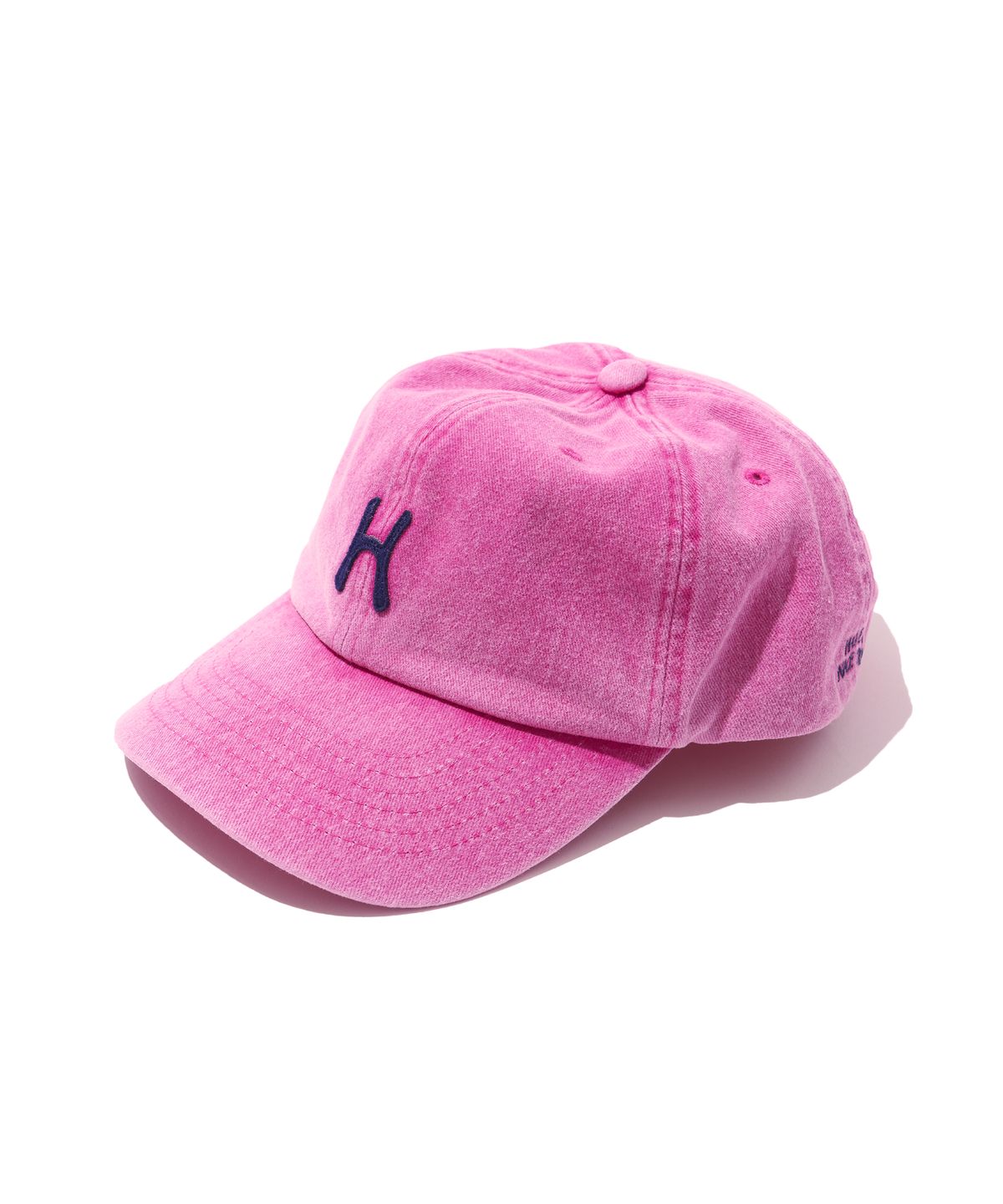 헬로 선라이즈(HELLO SUNRISE) H Logo Cotton Ball Cap_Pink