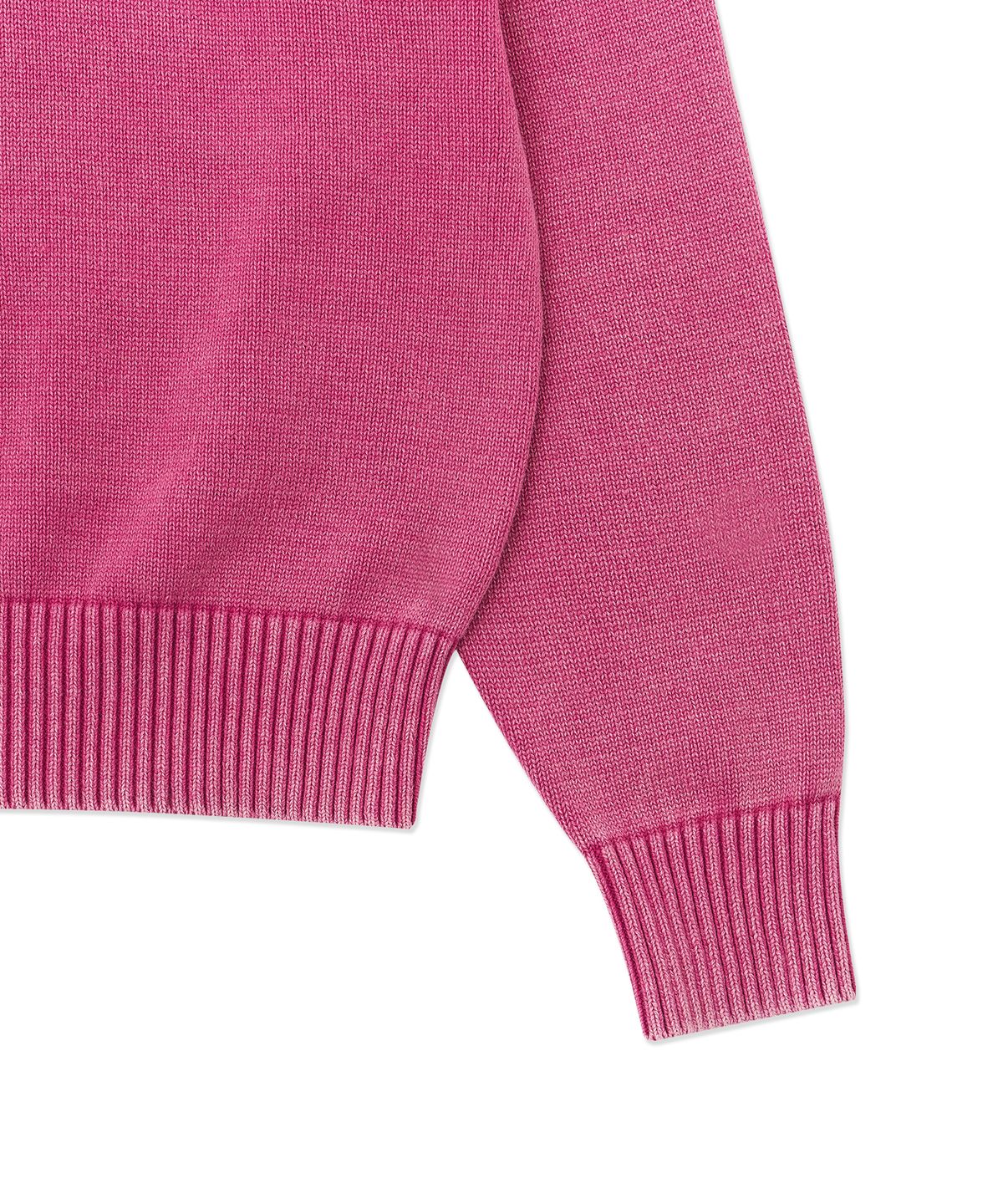 헬로 선라이즈(HELLO SUNRISE) HS Classic Typo Knit_VTG Pink