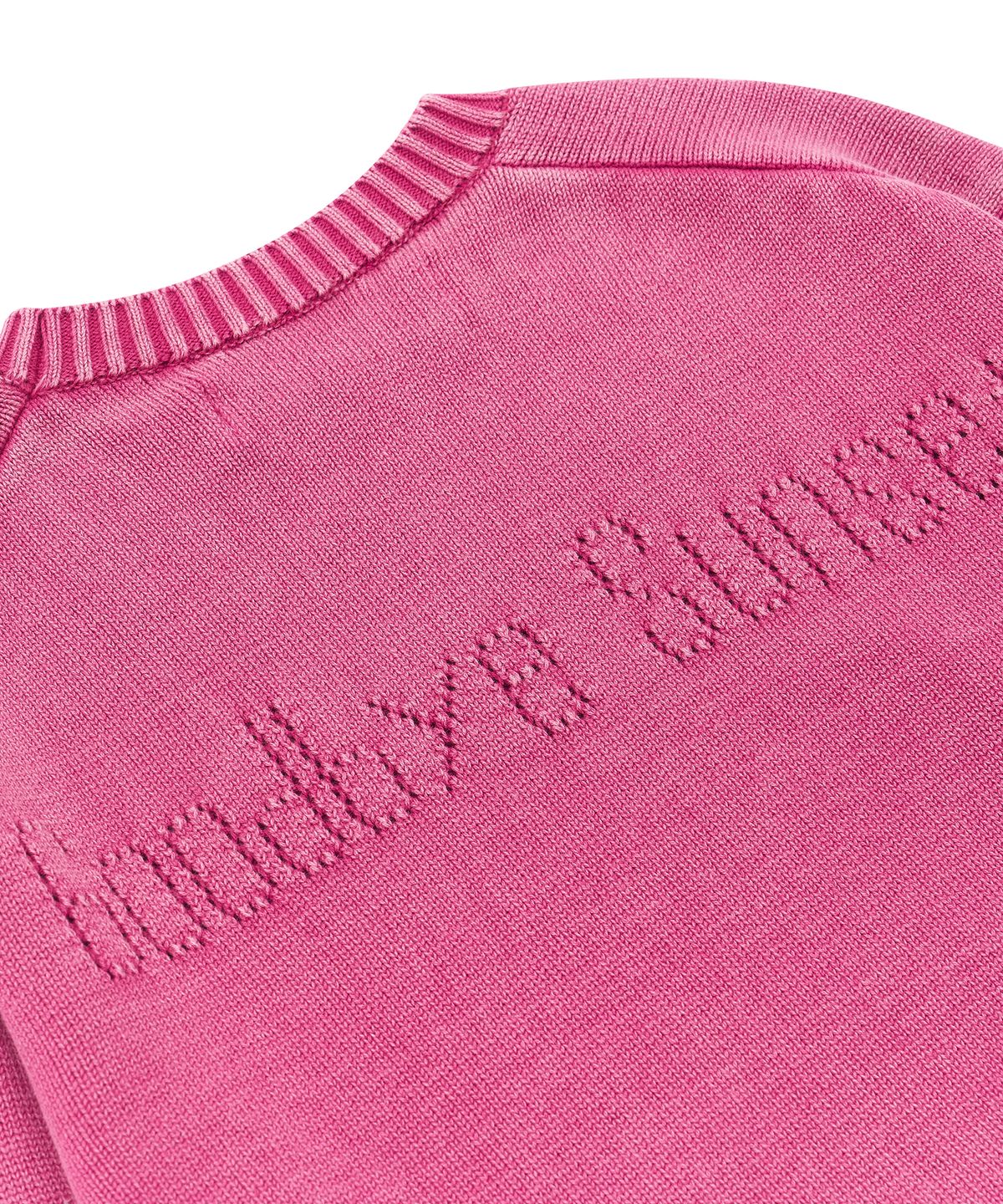 헬로 선라이즈(HELLO SUNRISE) HS Classic Typo Knit_VTG Pink