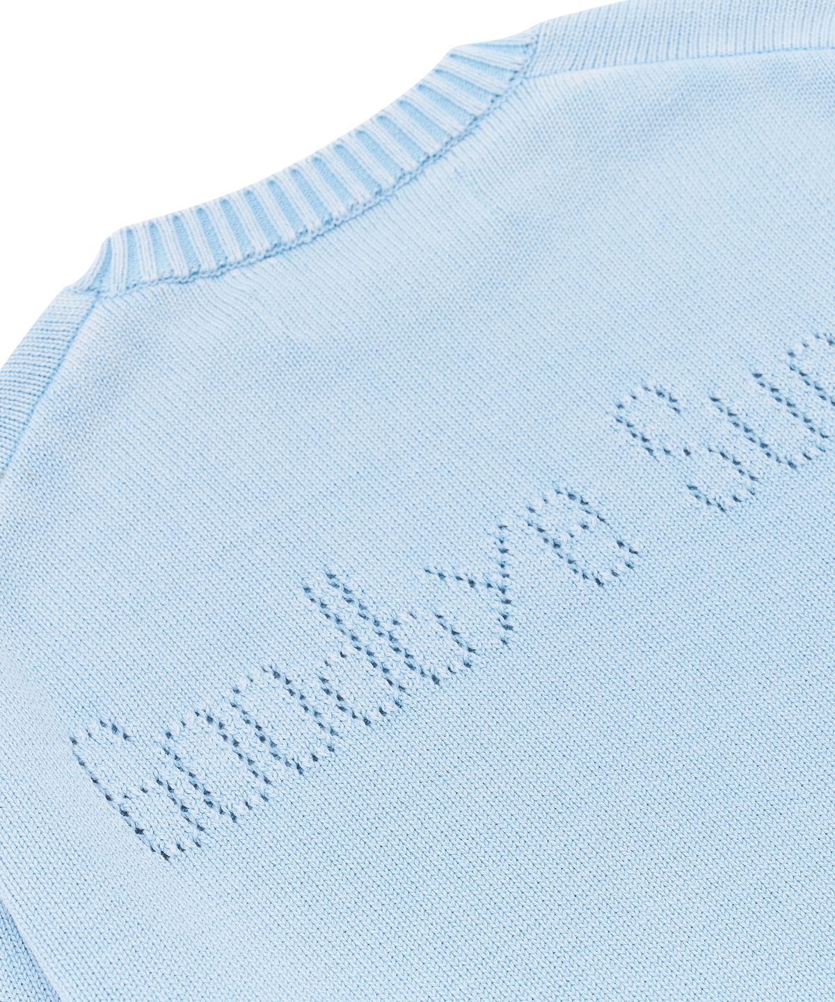 헬로 선라이즈(HELLO SUNRISE) HS Classic Typo Knit_VTG Blue
