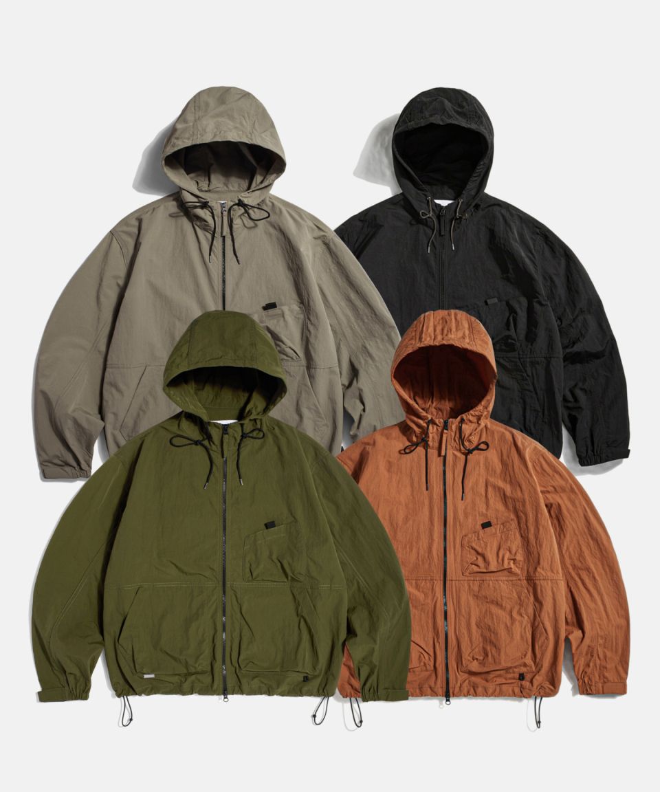 MUSINSA公式 | ESPIONAGE Ray Yacht Parka Black