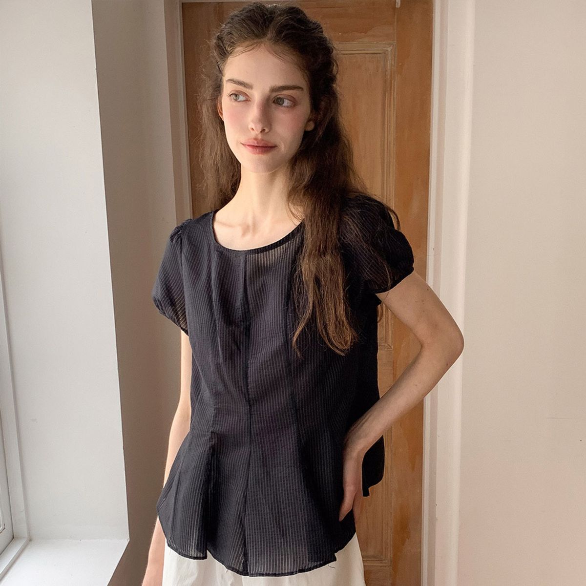 리리수(LILISU) Masion Blouse / Black