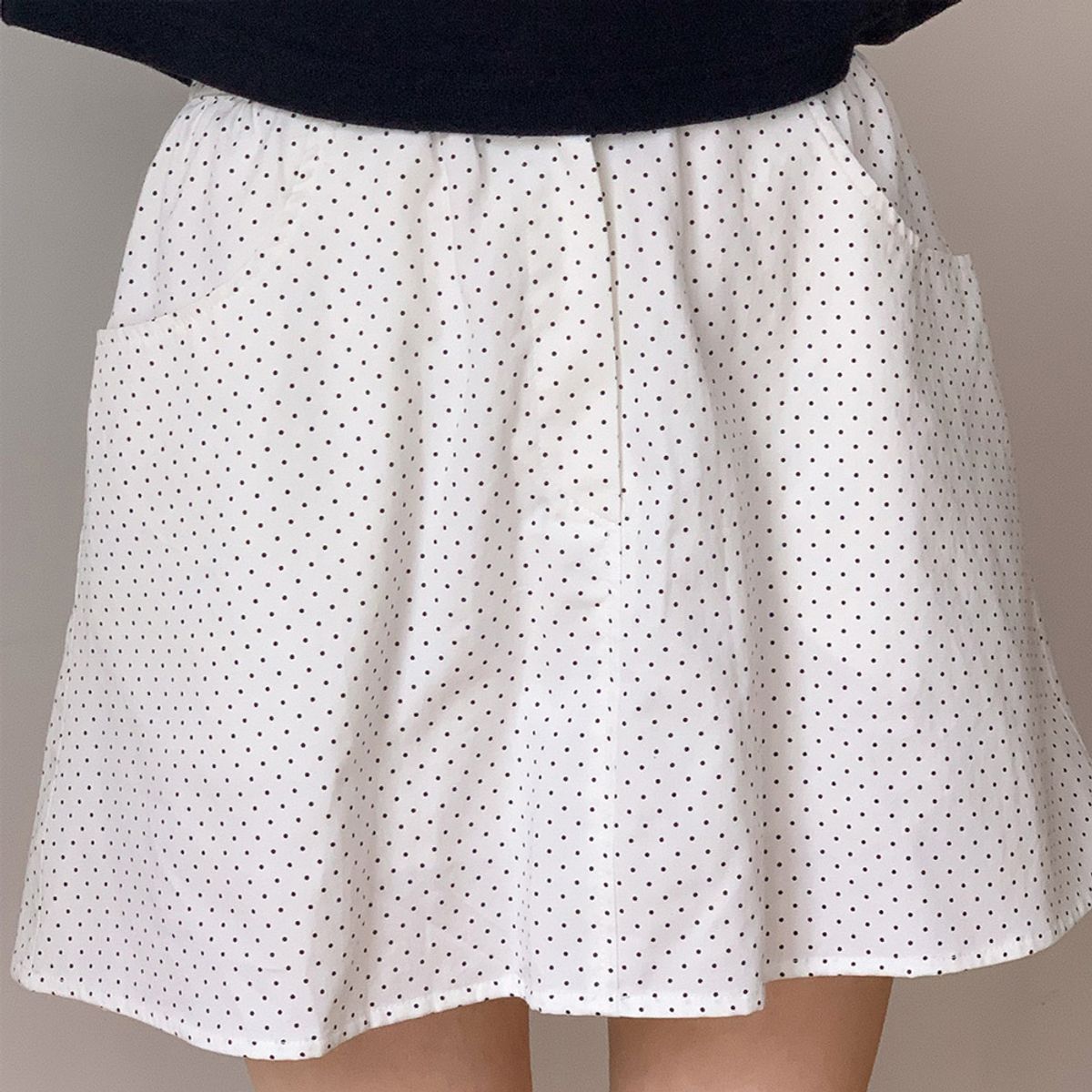 리리수(LILISU) Dot Pumpkin Pants / White