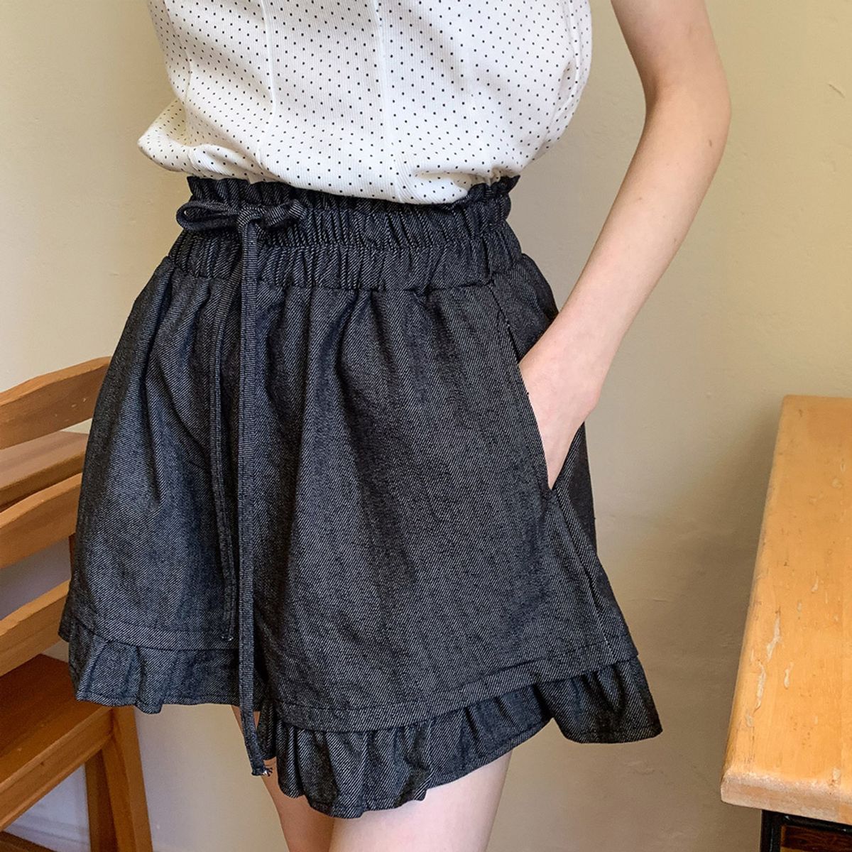 리리수(LILISU) Momo Pants / Black