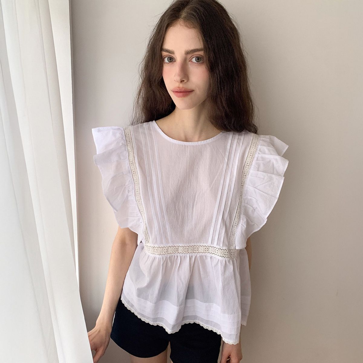 리리수(LILISU) Rose Blouse / White