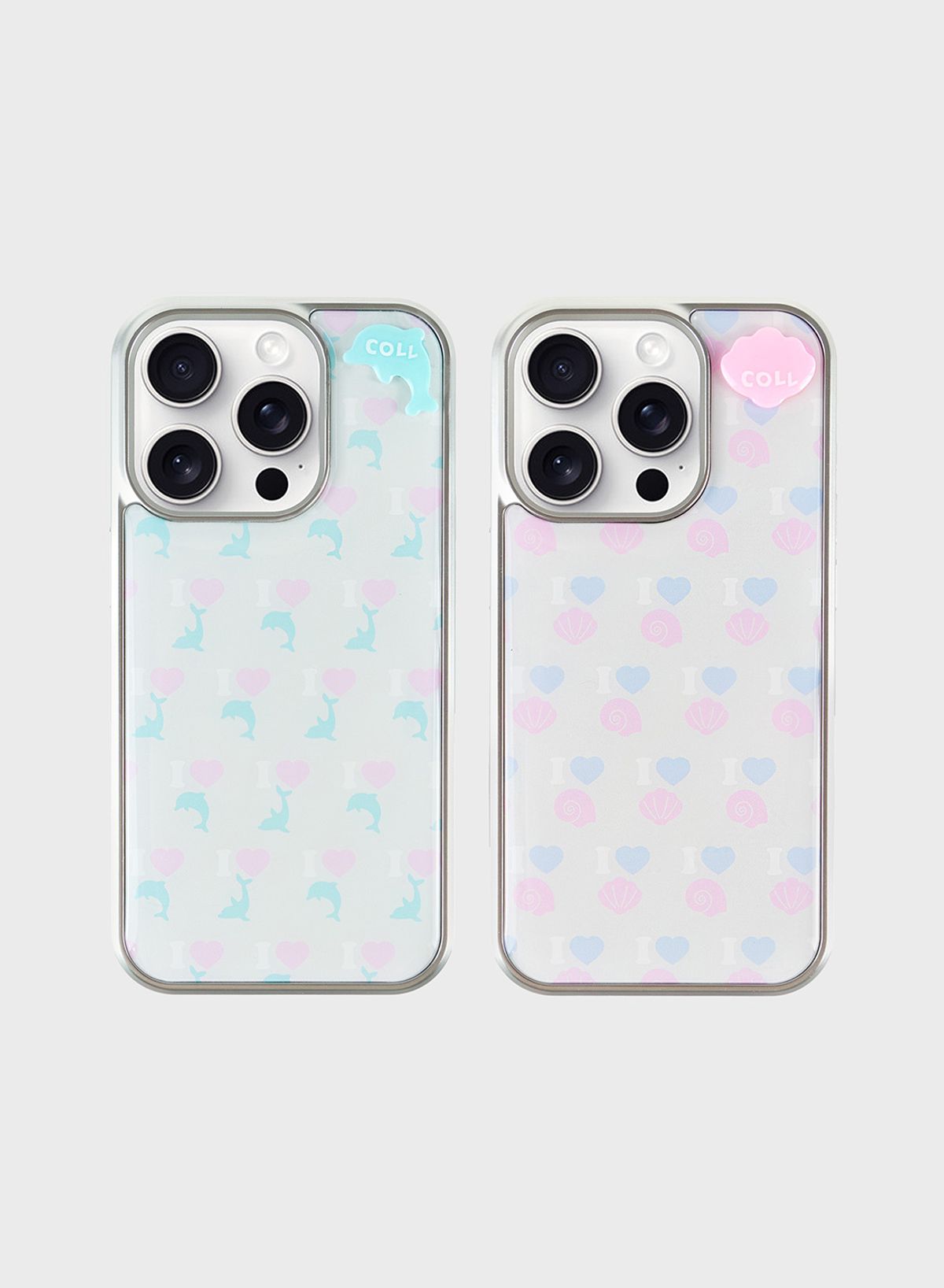 꼴라주바캉스(COLLAGEVACANCE) I Love Sea Friends Pendant Epoxy Case (폰케이스) - 4type