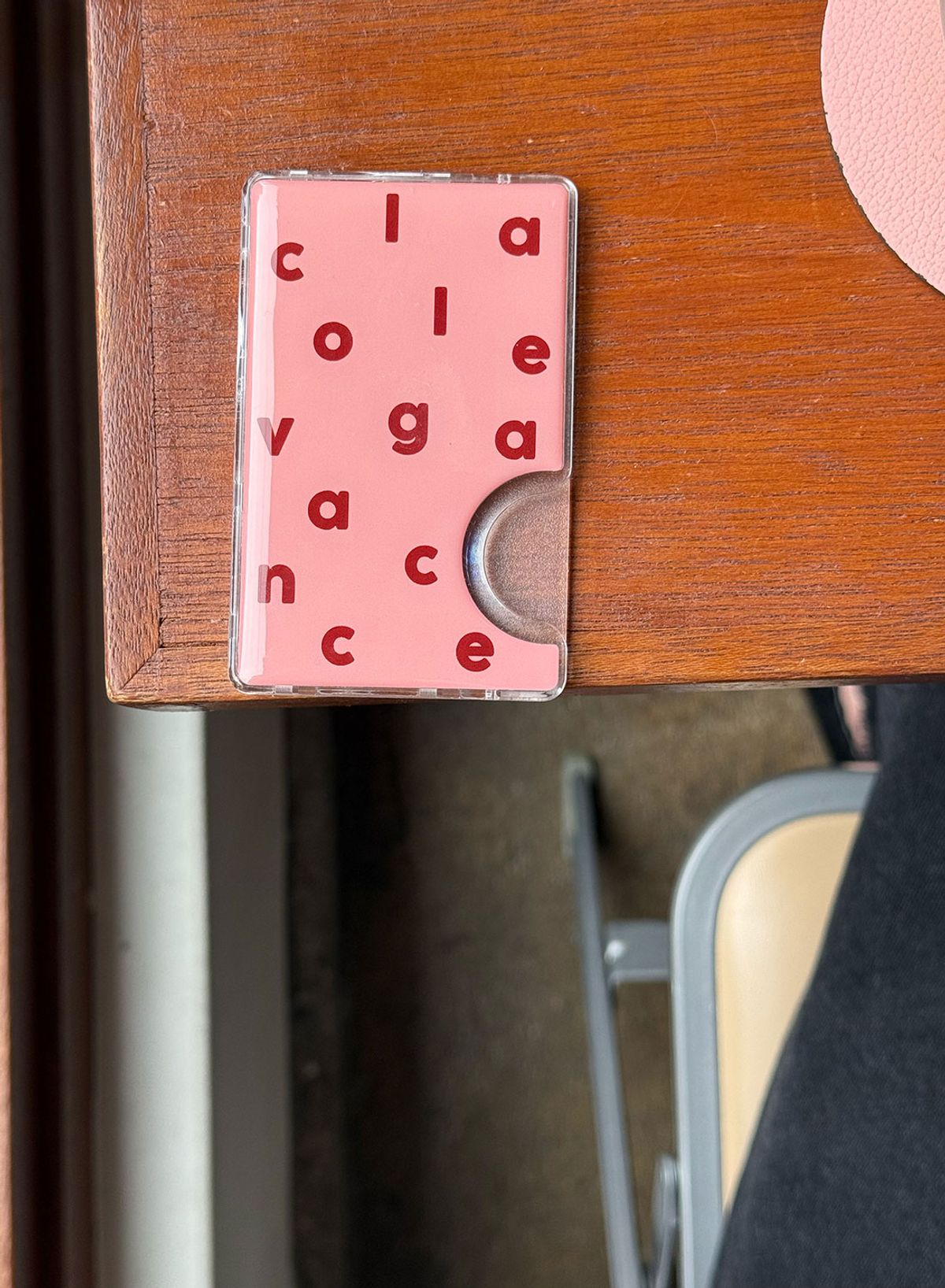 꼴라주바캉스(COLLAGEVACANCE) Logo Alphabet Epoxy MagSafe Card Wallet (맥세이프 카드지갑) - 6color