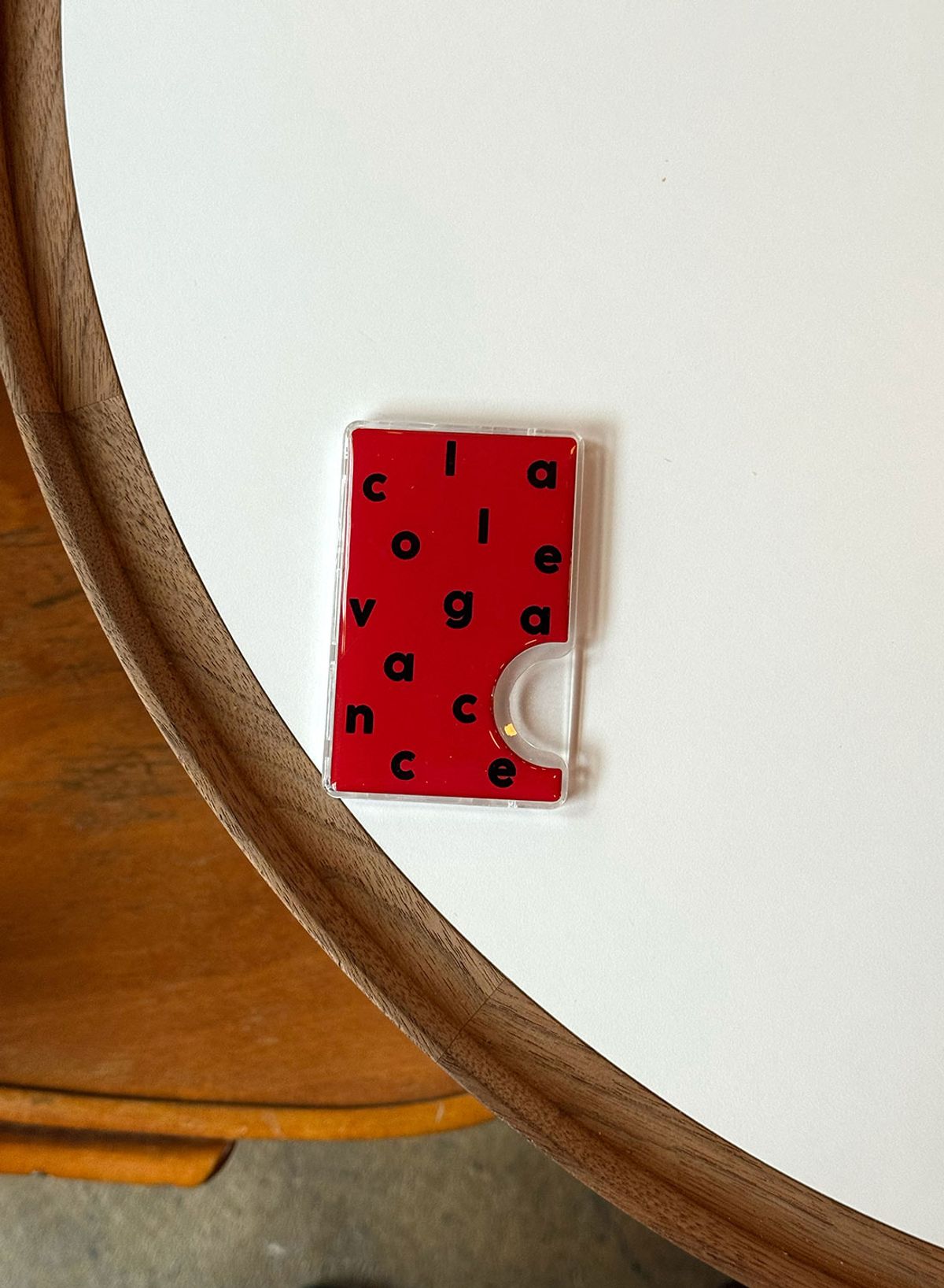 꼴라주바캉스(COLLAGEVACANCE) Logo Alphabet Epoxy MagSafe Card Wallet (맥세이프 카드지갑) - 6color