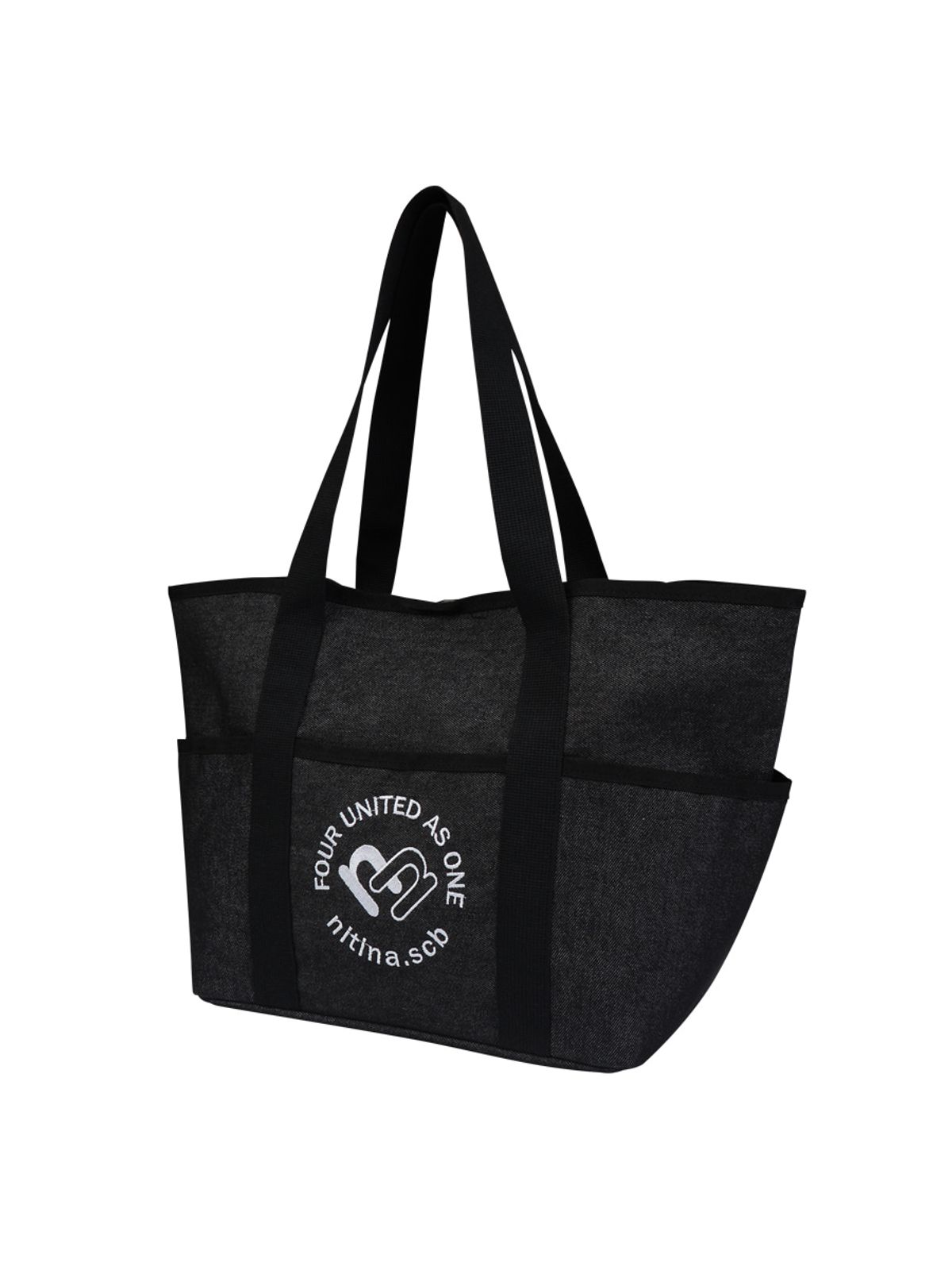 니티나(NITINA) 데님 숄더 BAG  BK