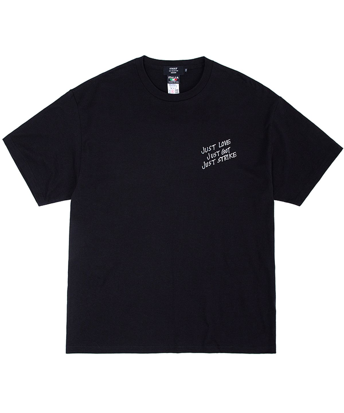 스트라이크(STRIKE) Just Drop Longline Tee (BLACK)