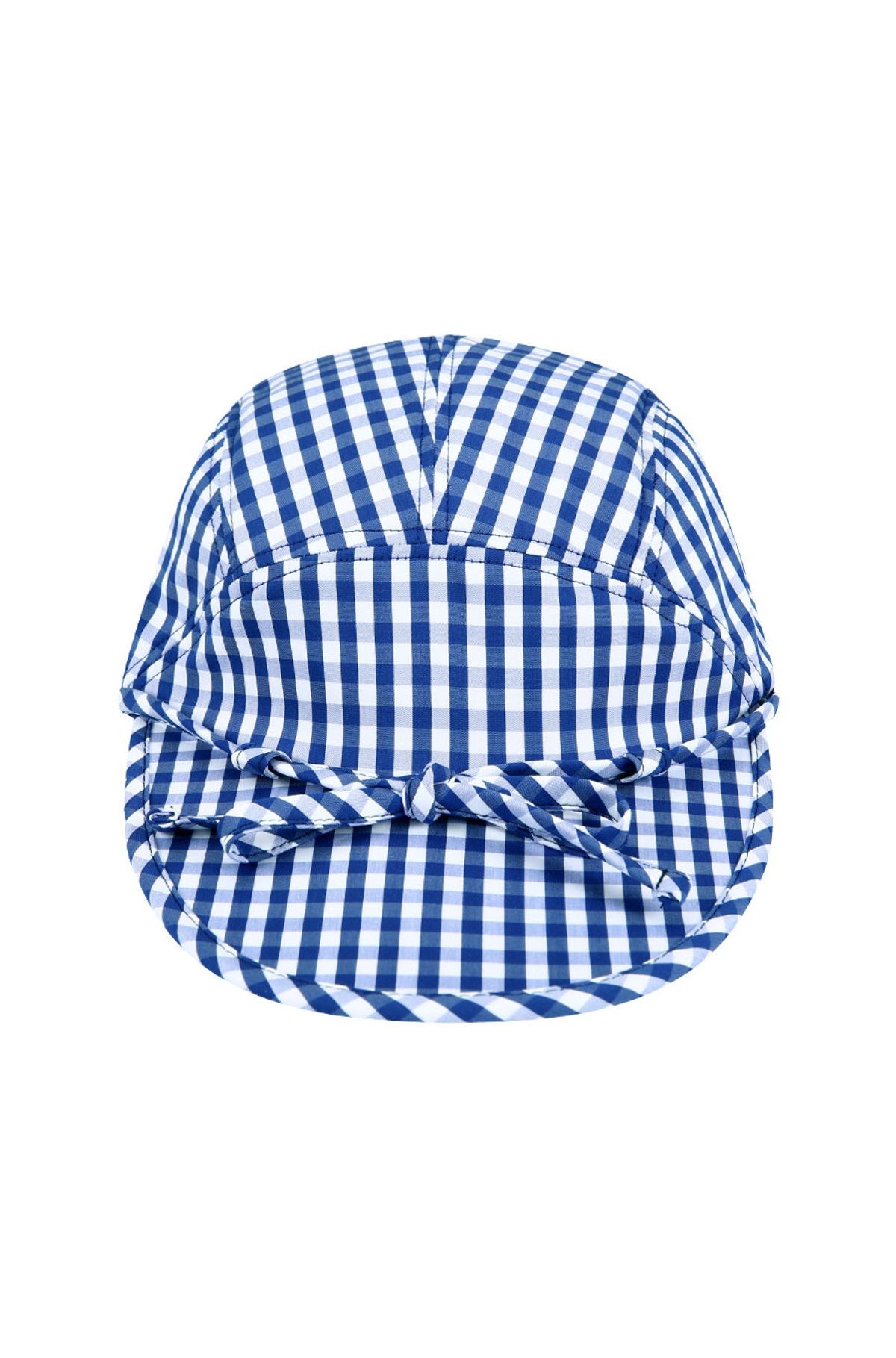 유체 프레타 포르테(YOUCHE PRET A PORTER) DR GINGHAM CHECK DUCK CAP Blue