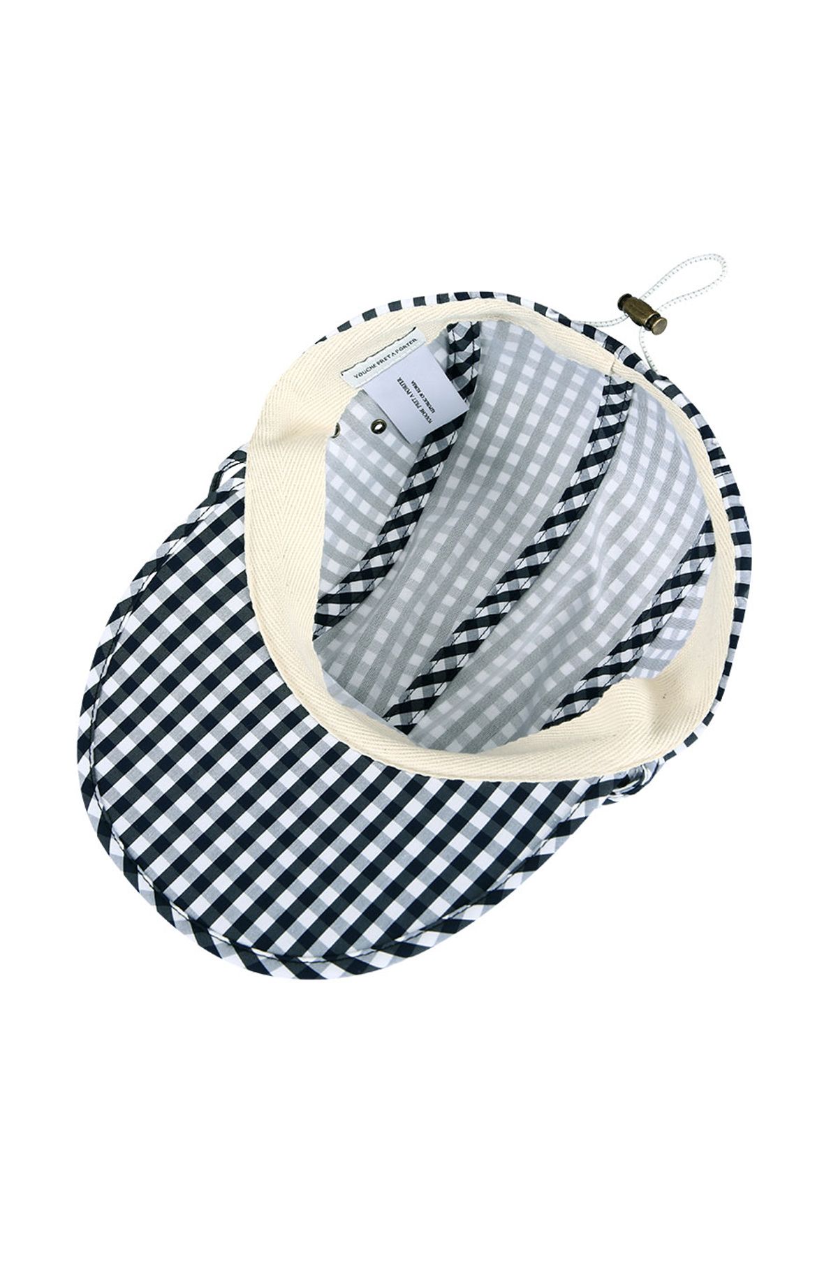 유체 프레타 포르테(YOUCHE PRET A PORTER) DR GINGHAM CHECK DUCK CAP Navy