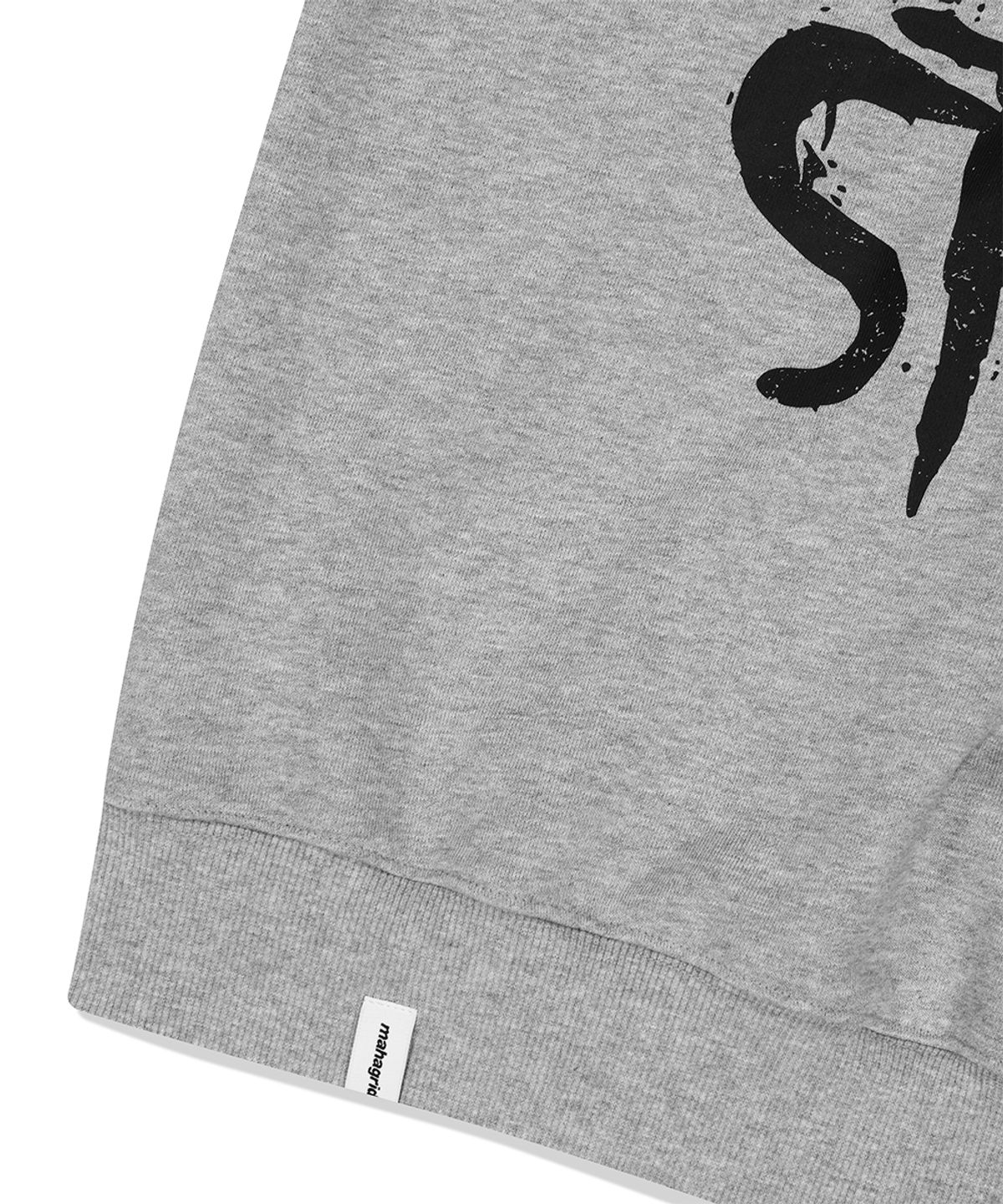 마하그리드(MAHAGRID) SLASH LOGO HOODIE GREY(MG2FFMM427A)
