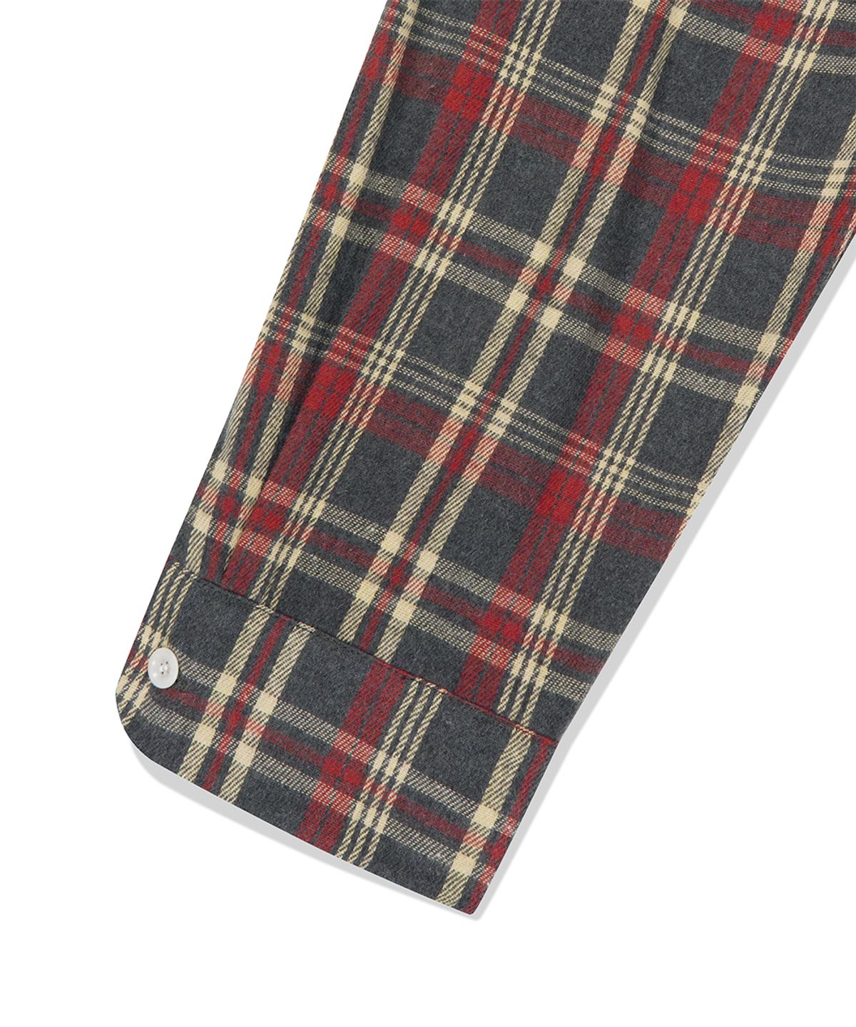 마하그리드(MAHAGRID) CUT OFF FLANNEL CHECK SHIRT CHARCOAL(MG2FFMW320A)