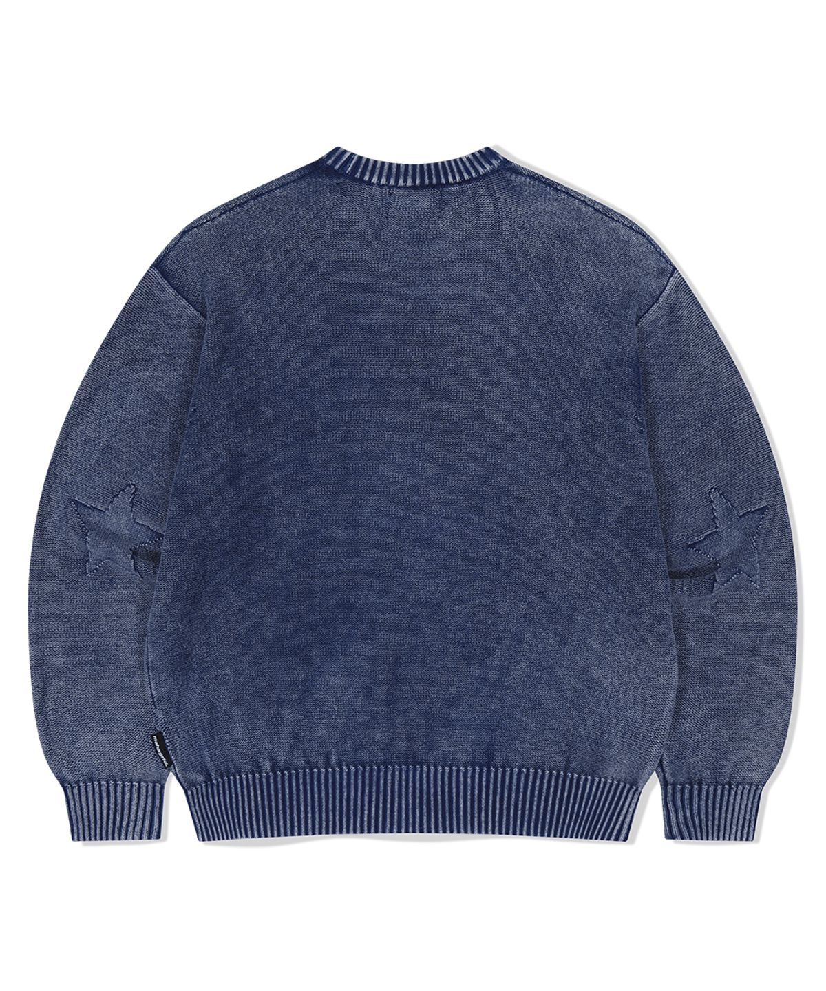 마하그리드(MAHAGRID) PIGMENT FLAG KNIT SWEATER BLUE(MG2FFMK602A)