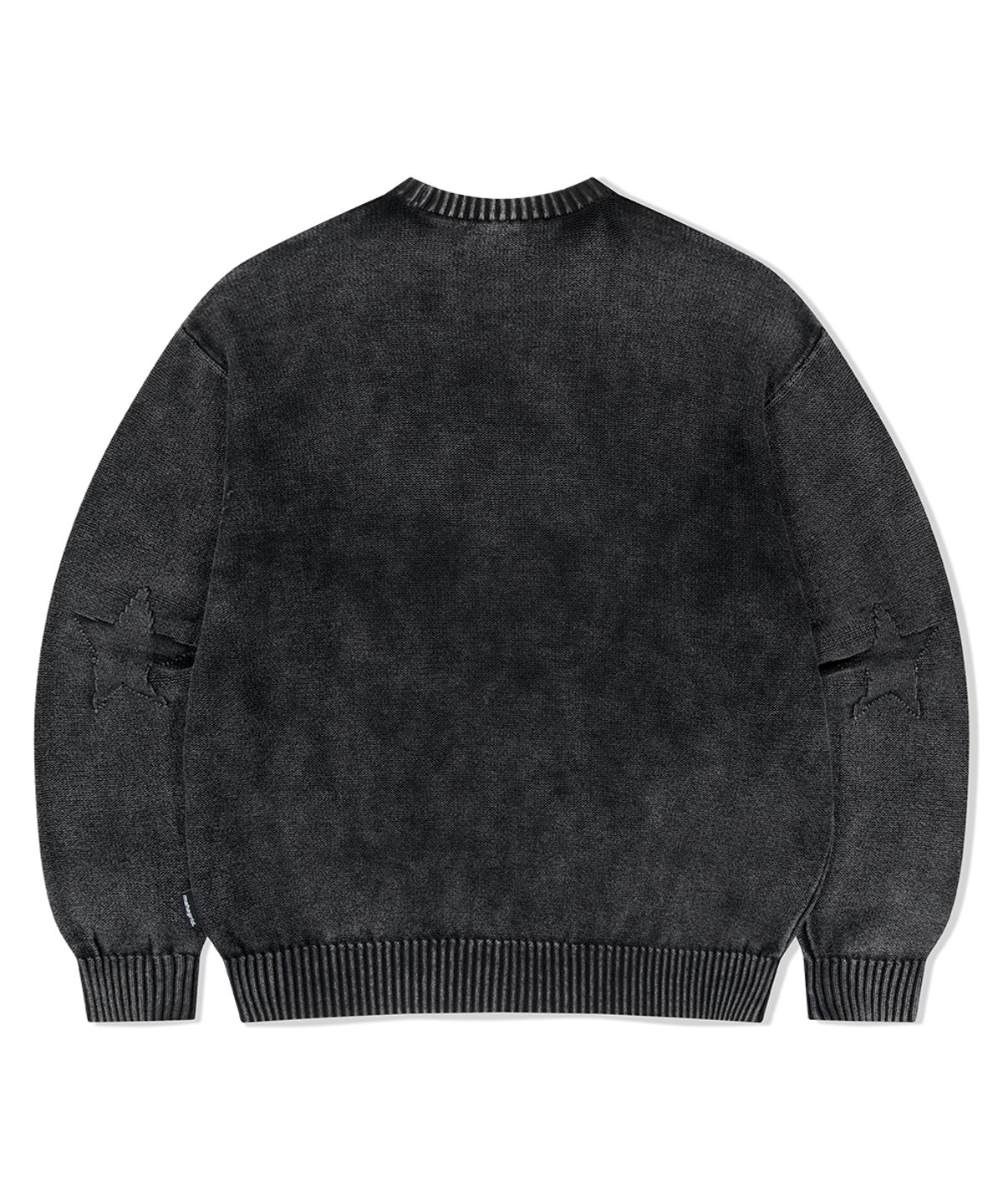 마하그리드(MAHAGRID) PIGMENT FLAG KNIT SWEATER BLACK(MG2FFMK602A)