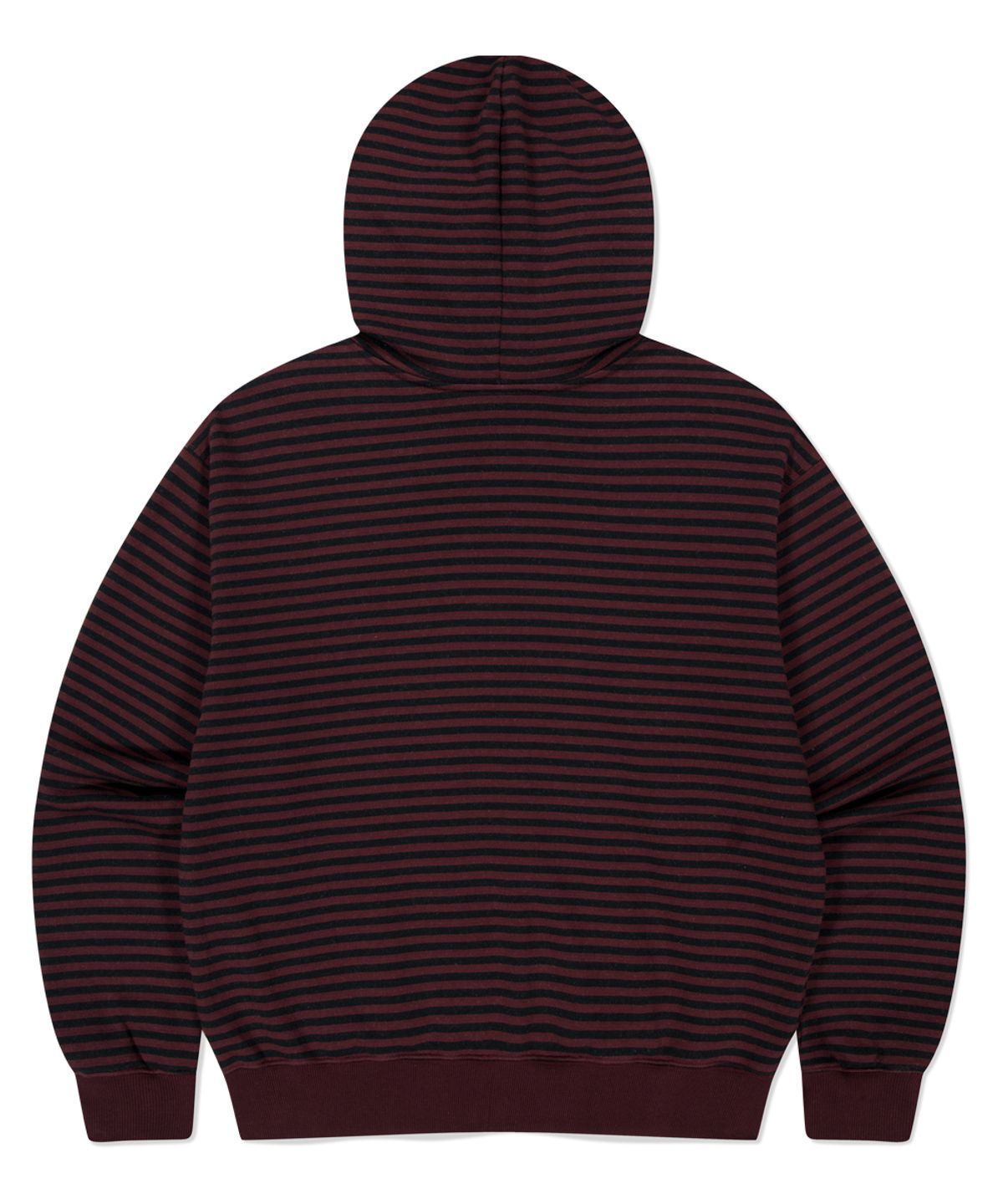 마하그리드(MAHAGRID) EMPTY STRIPE ZIP UP HOODIE BURGUNDY(MG2FFMM498A)