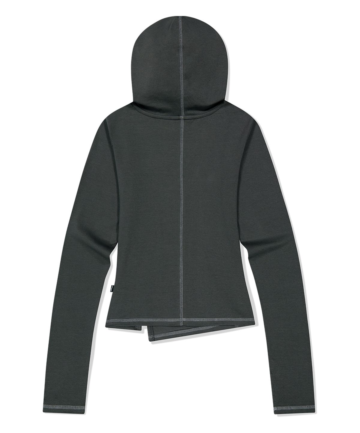 마하그리드(MAHAGRID) CURVED SLIM HOODIE GREY(MG2FFFM419A)