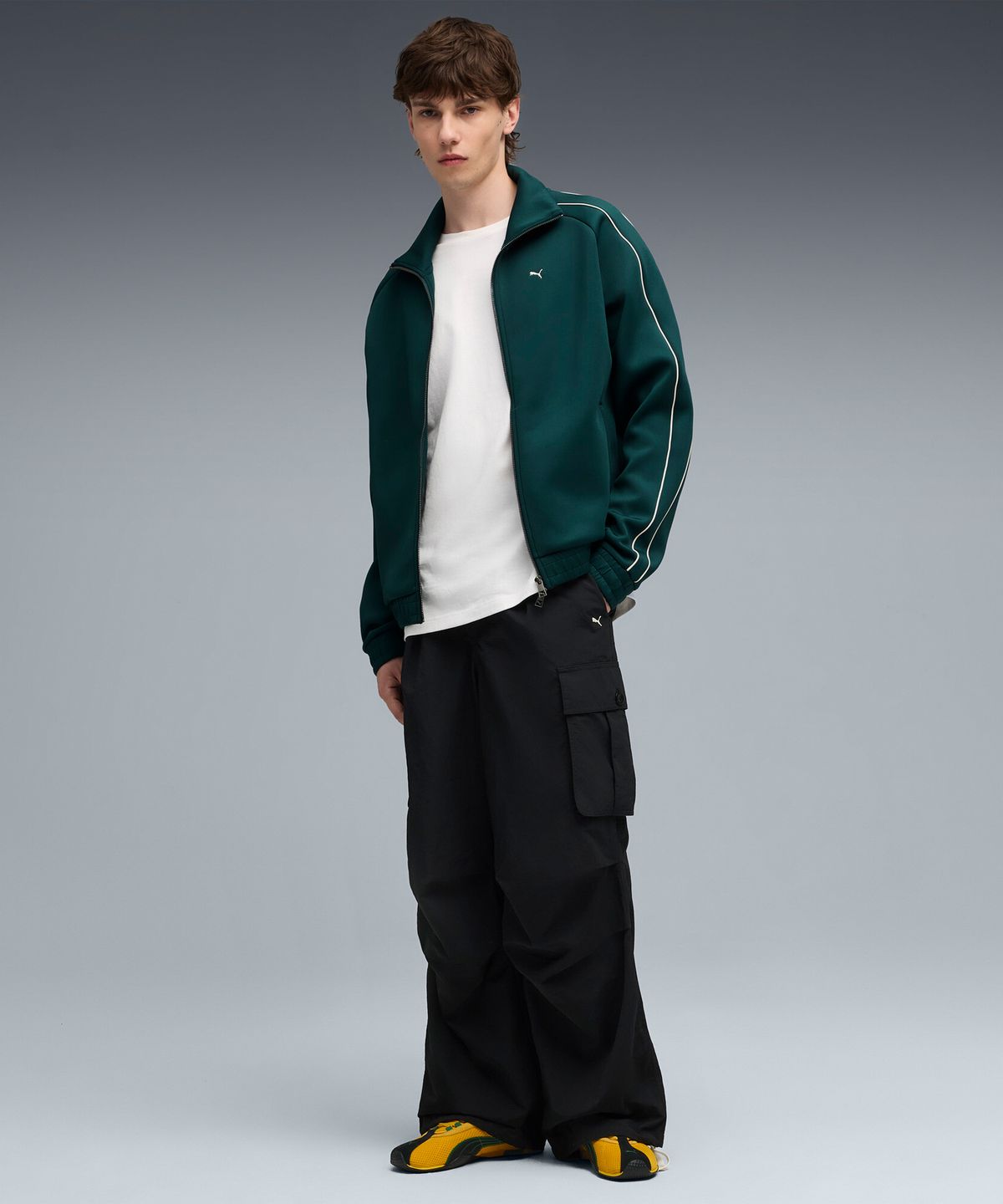 푸마(PUMA) H-Street OG - 옐로우시즐:아카이브 그린 / 403775-01