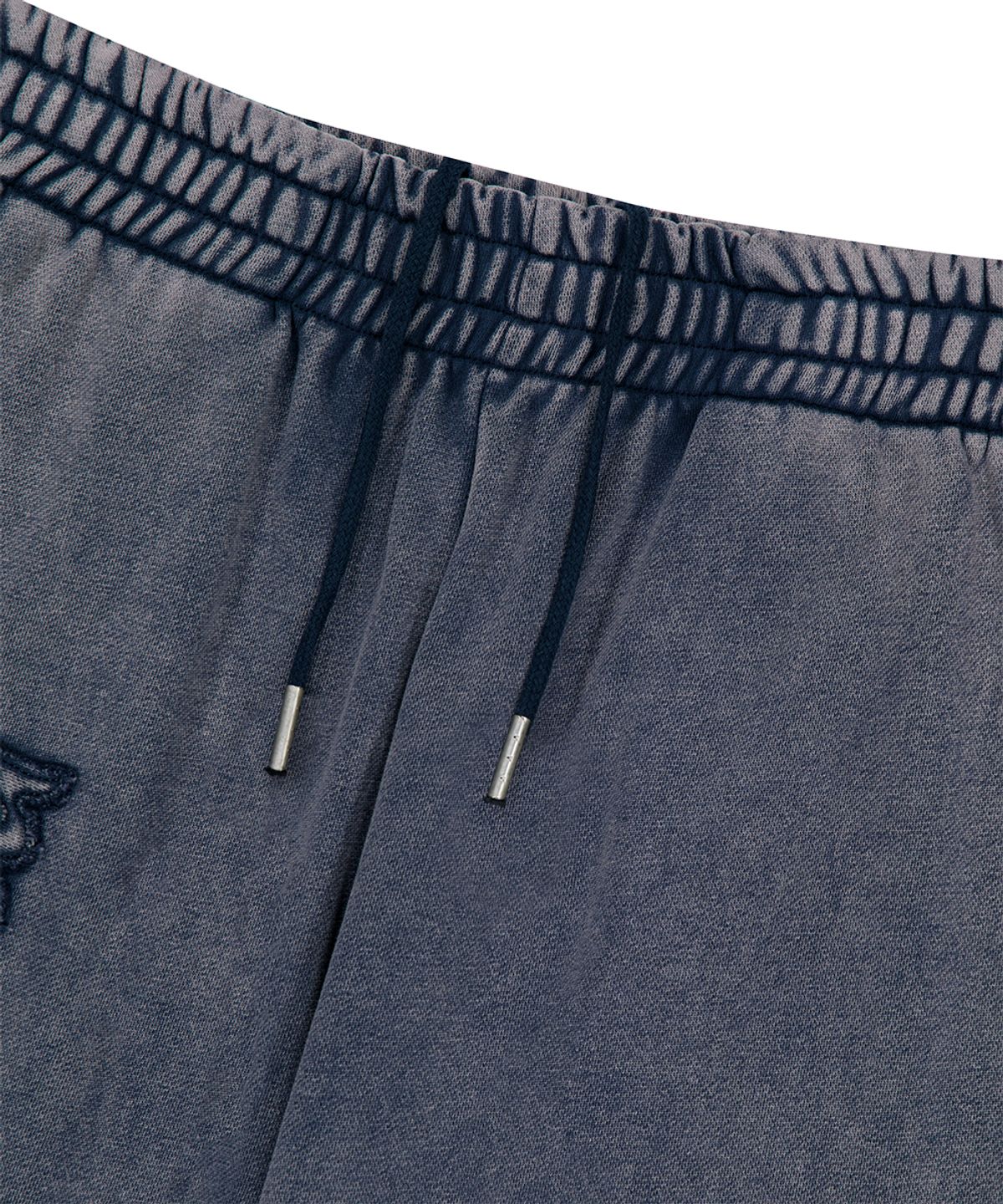 마하그리드(MAHAGRID) WASHED CUT OFF APPLIQUE SWEAT PANT NAVY(MG2FFMPA06A)