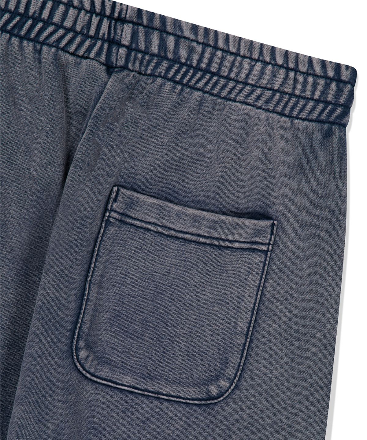 마하그리드(MAHAGRID) WASHED CUT OFF APPLIQUE SWEAT PANT NAVY(MG2FFMPA06A)