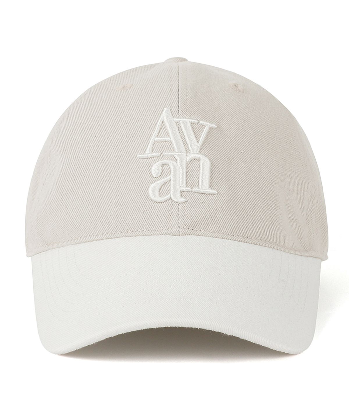 어반드레스(AVANDRESS) Classic Aa Color Block Cap IVORY