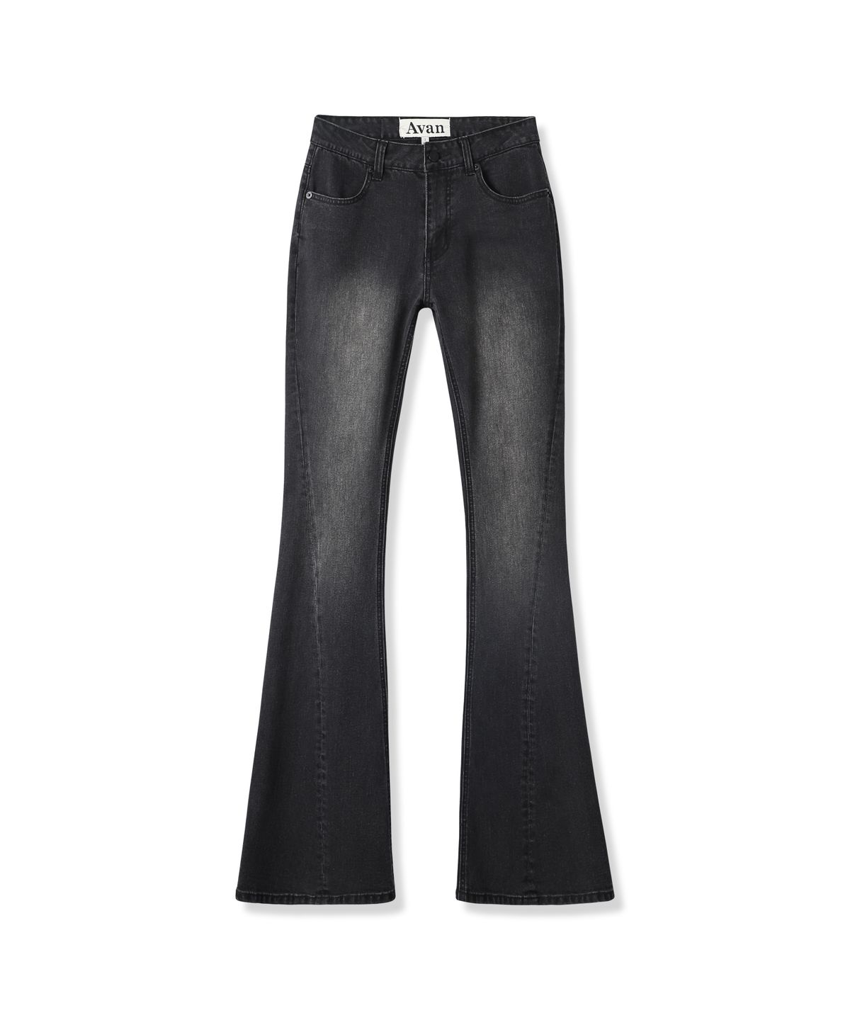 어반드레스(AVANDRESS) Shadow Line Bootscut Pants DEEP BLUE