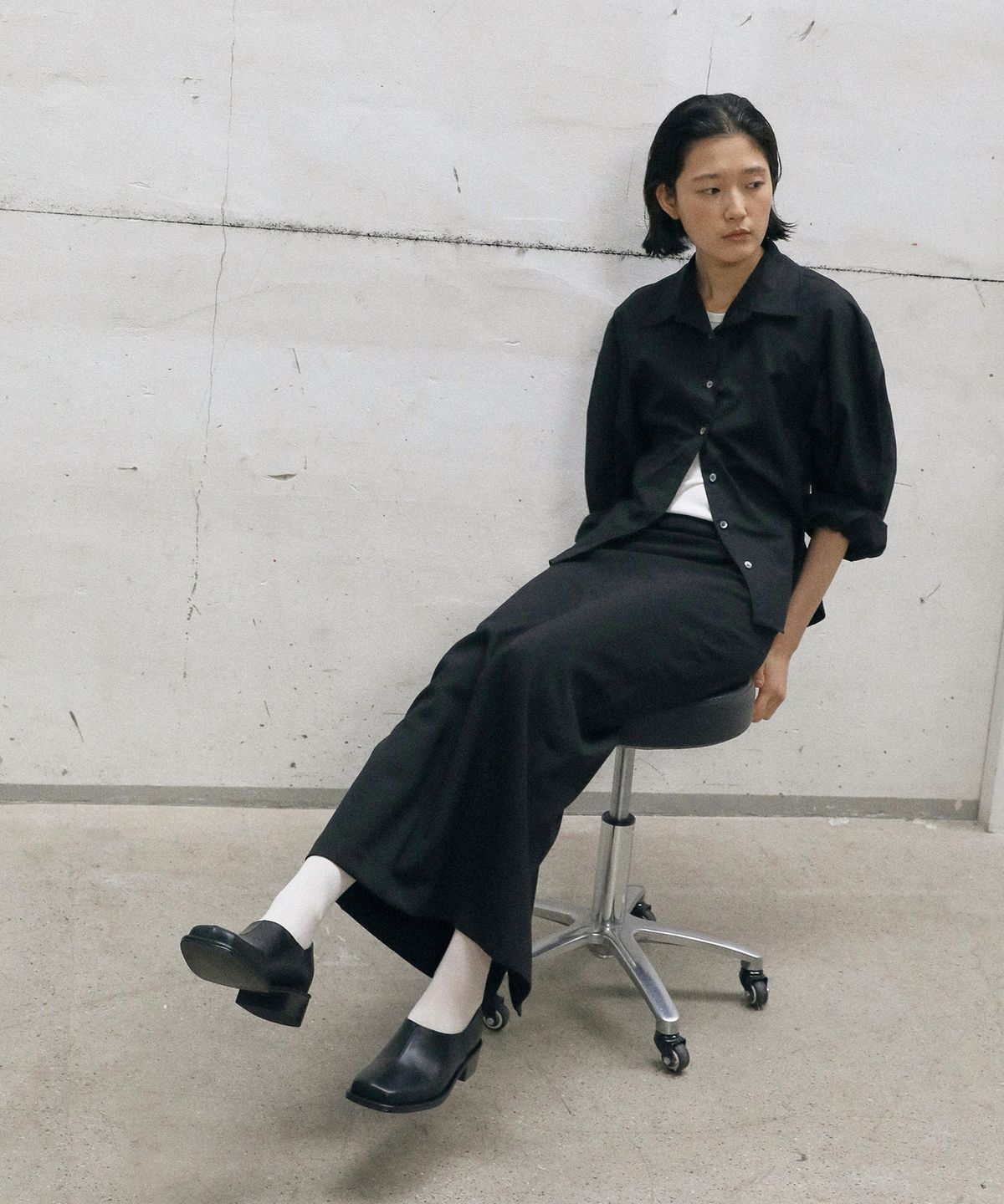 에퓨레(EPURE) MARS Square Loafers (2color)