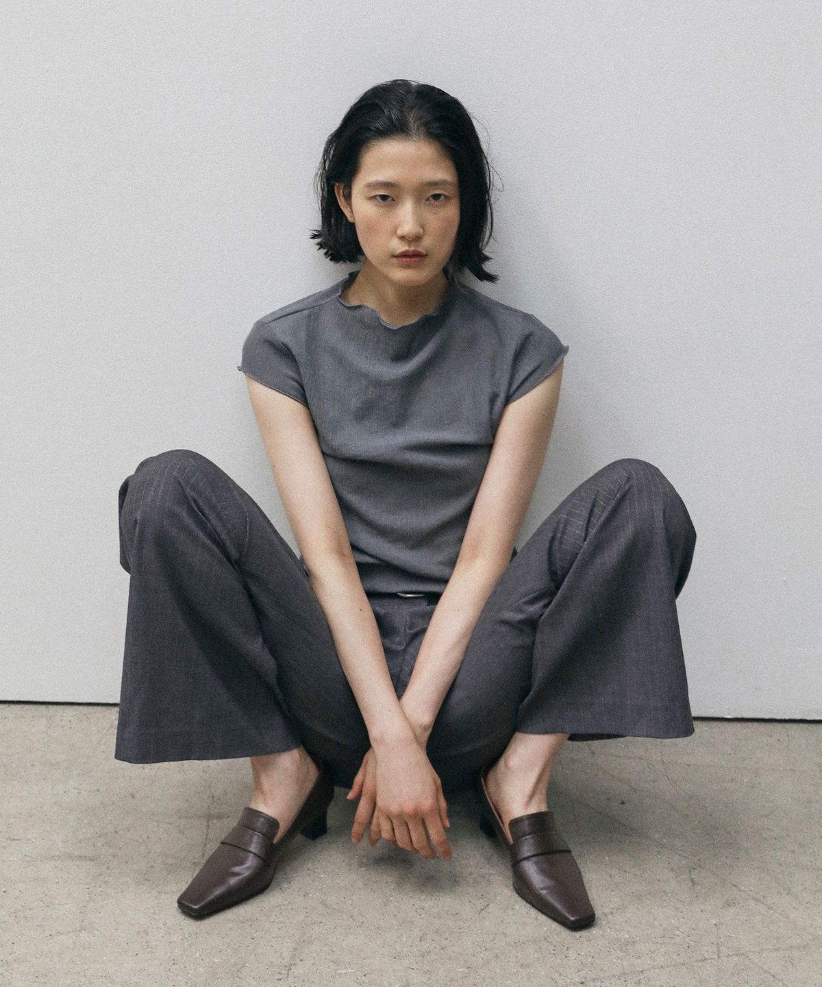 에퓨레(EPURE) KAV Heeled Loafers (2color)