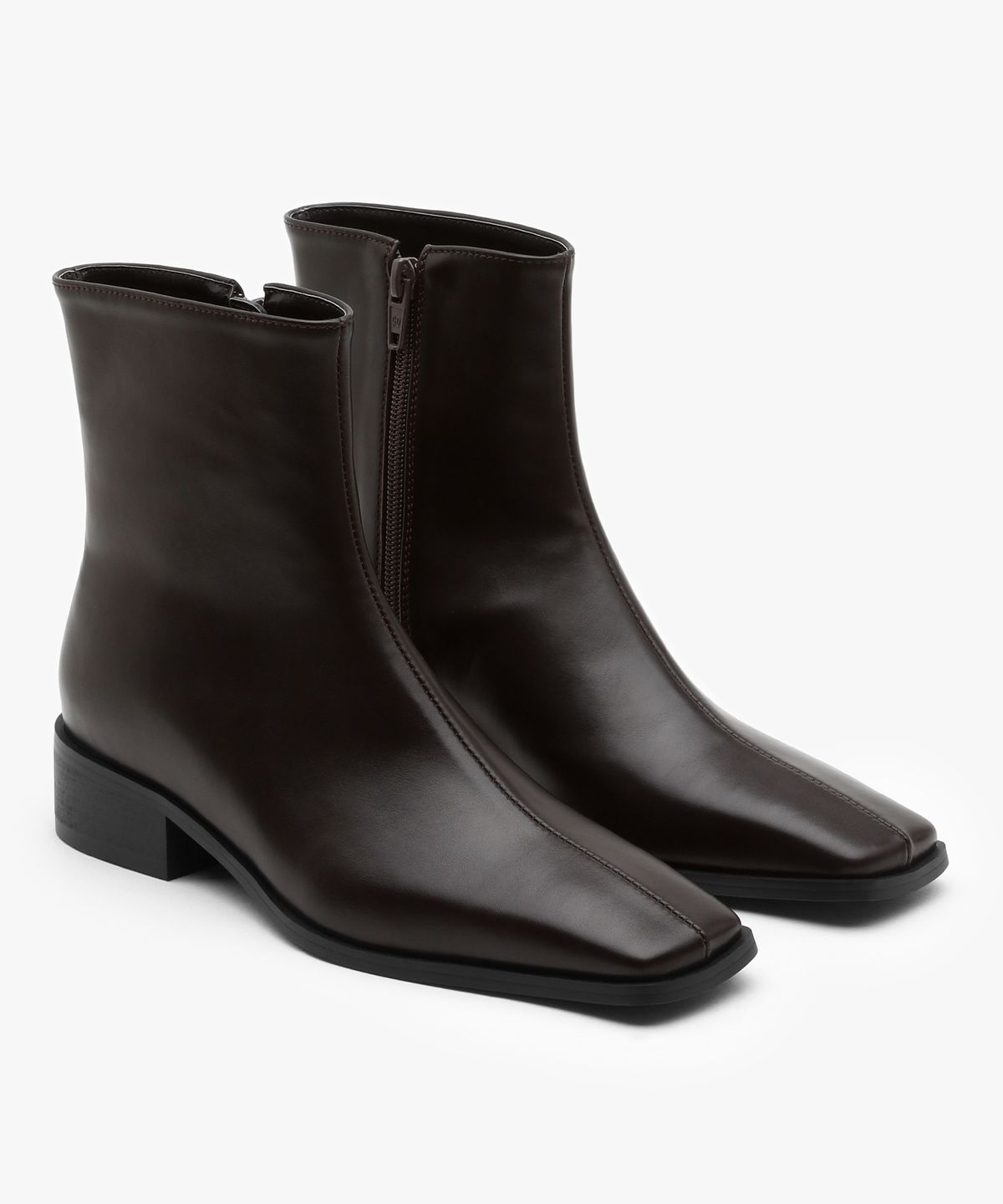 에퓨레(EPURE) HAUN Square Ankle Boots (2color)