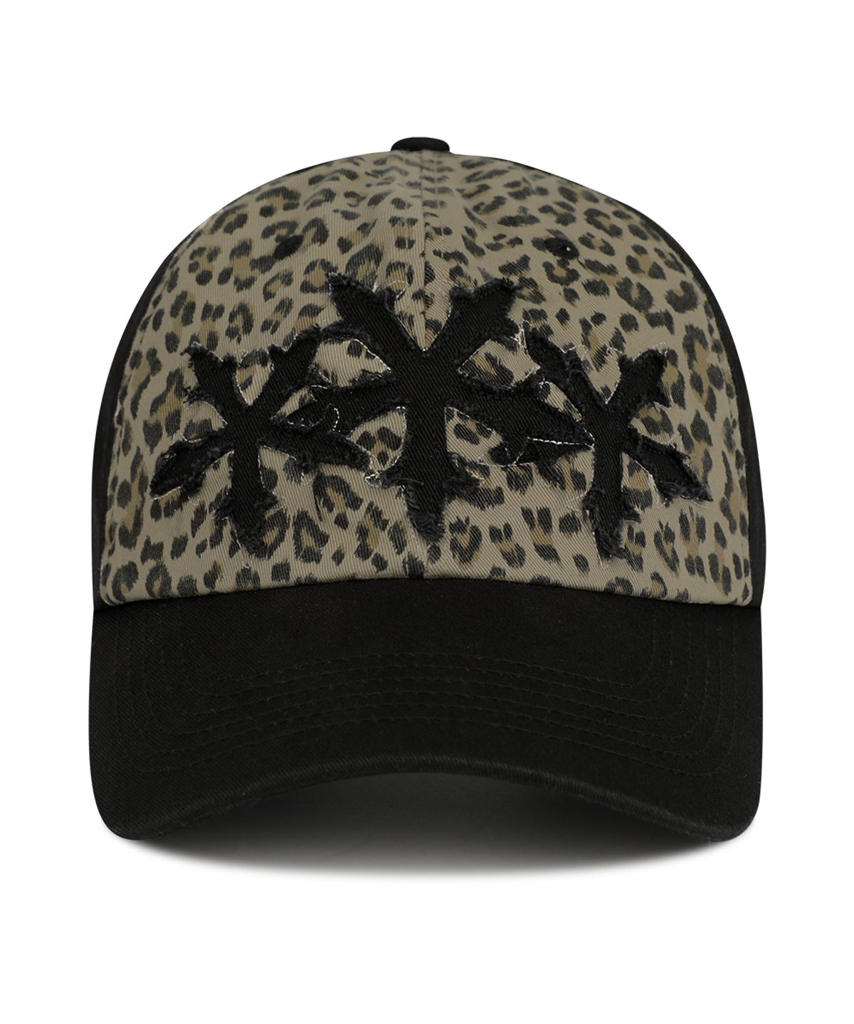 마하그리드(MAHAGRID) LEOPARD CROSS STAR CAP BROWN(MG2FFMAB22A)