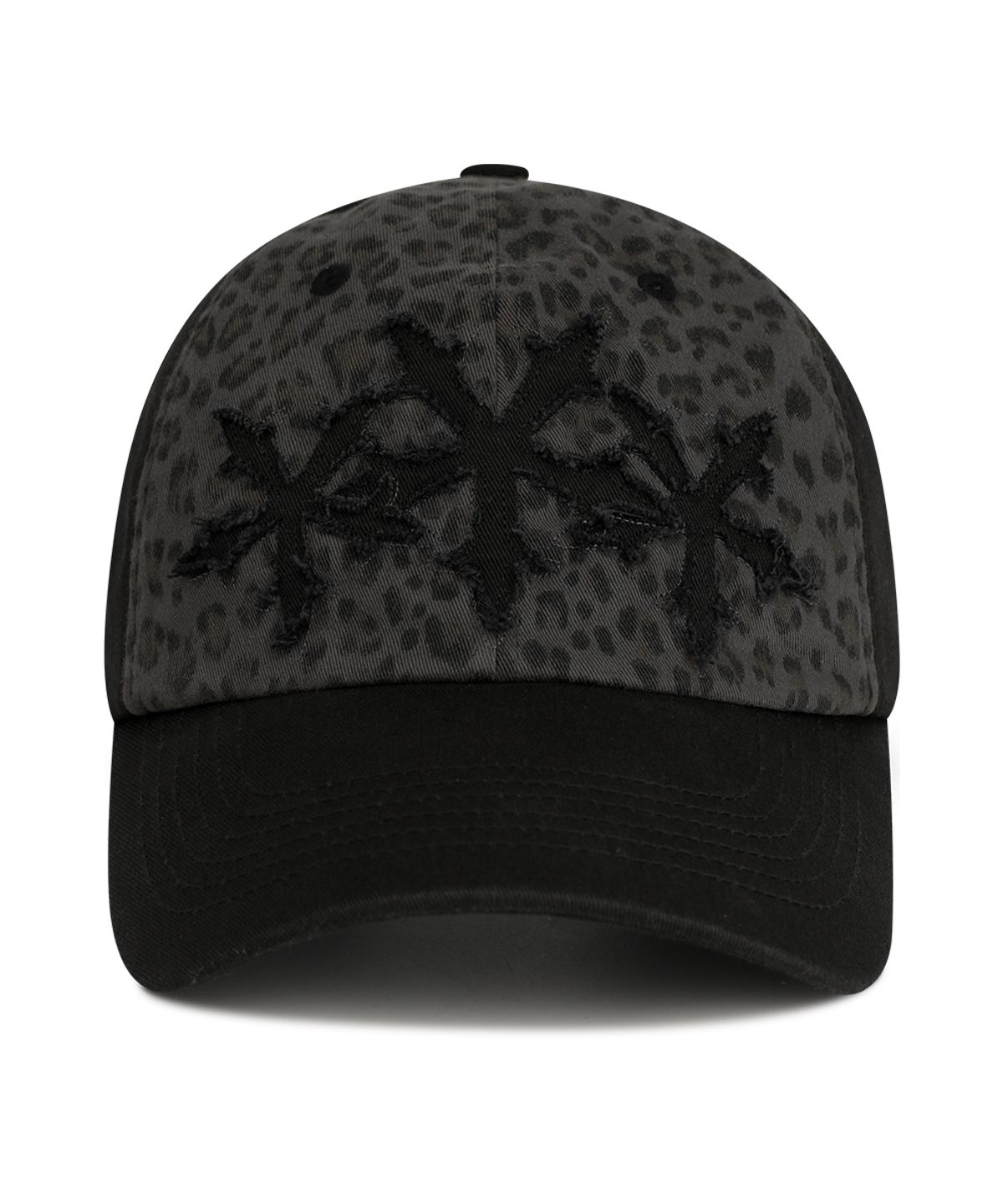 마하그리드(MAHAGRID) LEOPARD CROSS STAR CAP CHARCOAL(MG2FFMAB22A)
