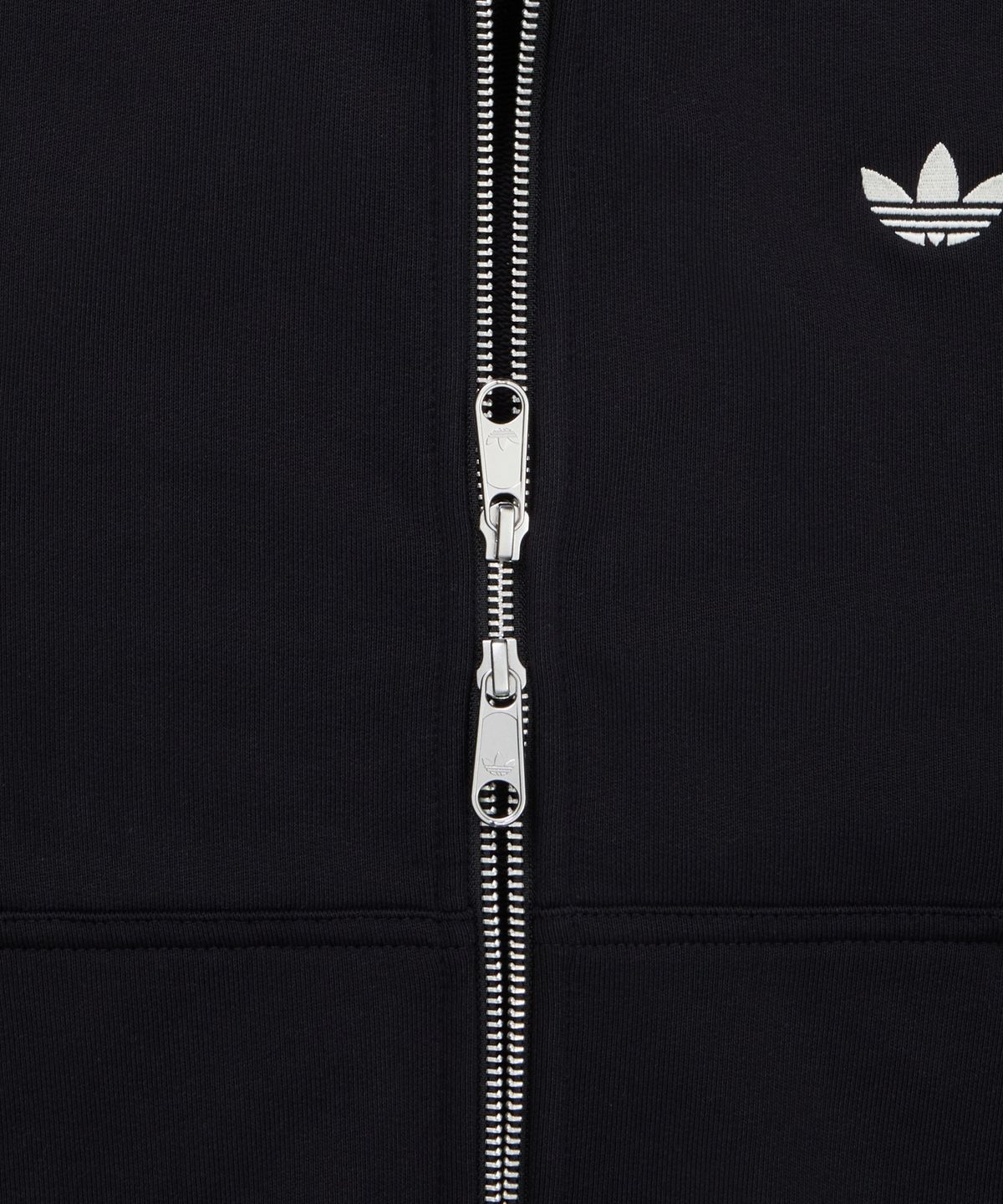 아디다스(ADIDAS) 후드 집업 - 블랙:크림화이트 / KC9315